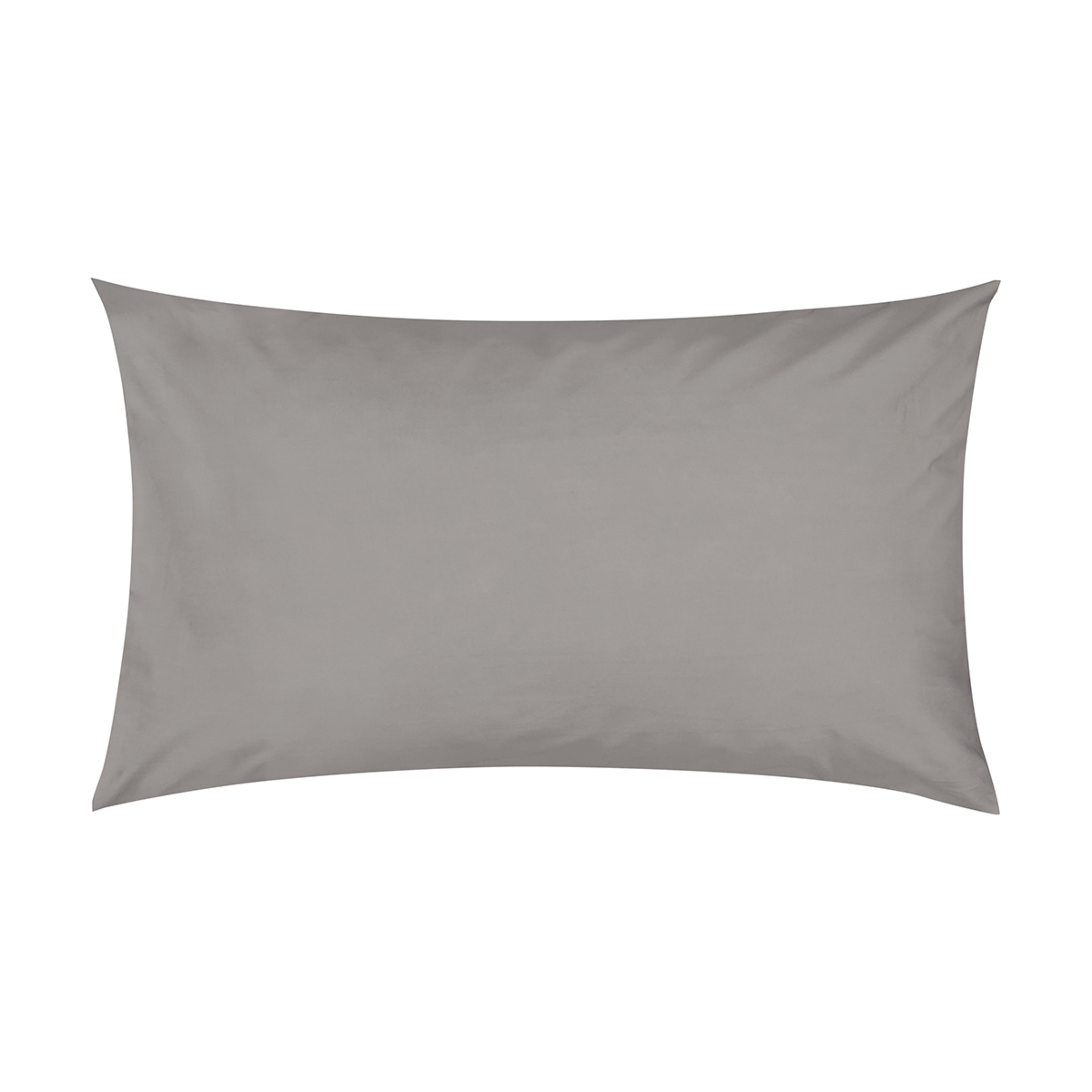 1 250 Thread Count Cotton Rich Standard Pillowcase - Grey, 1 of 5