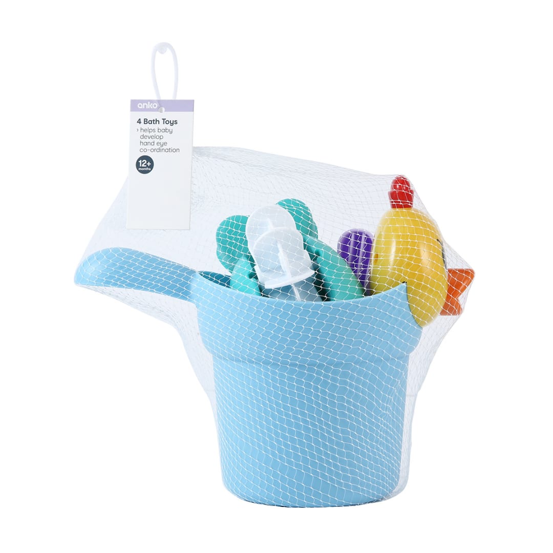 4 Pack Bath Toys Kmart
