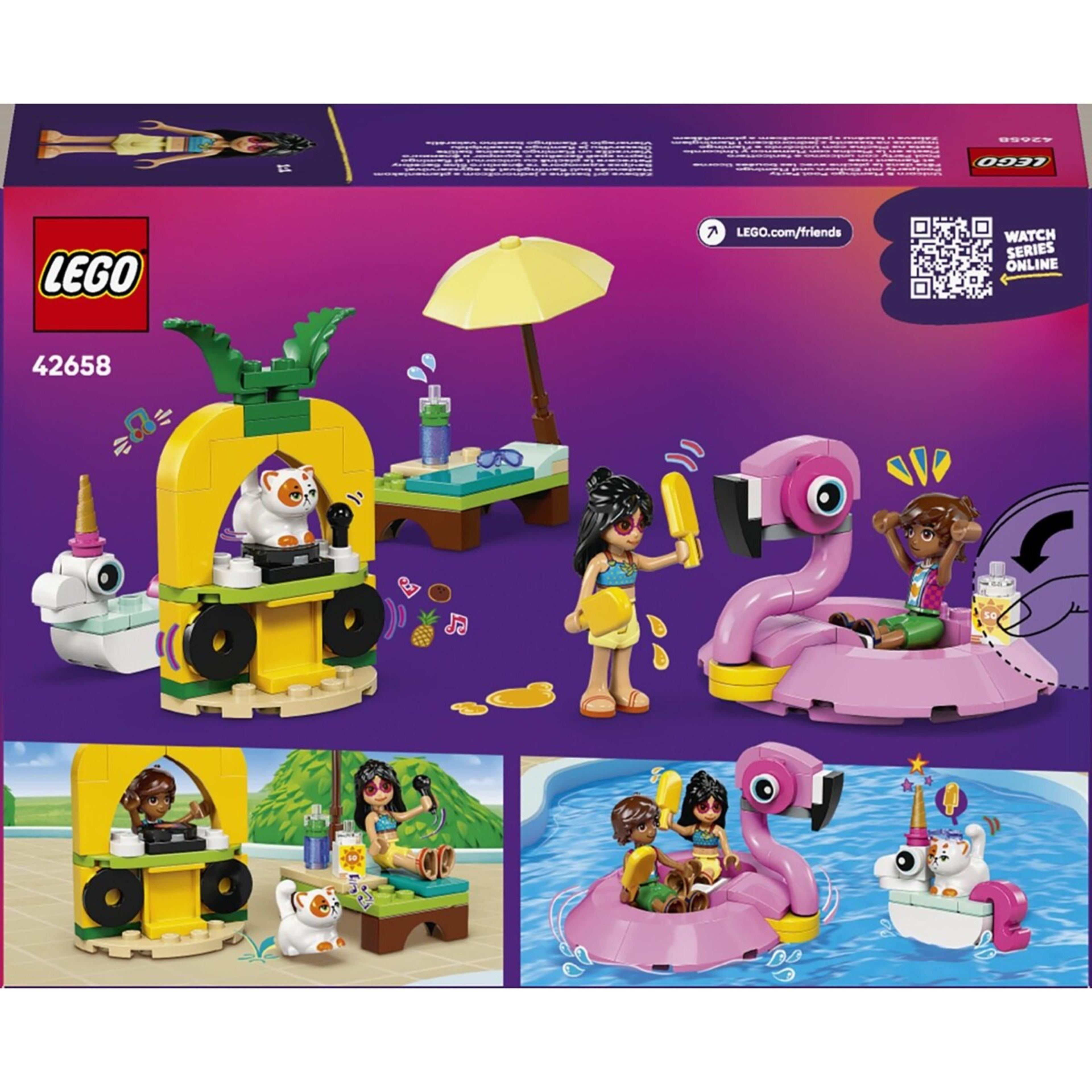 11 LEGO Friends Unicorn & Flamingo Pool Party 42658, 11 of 11