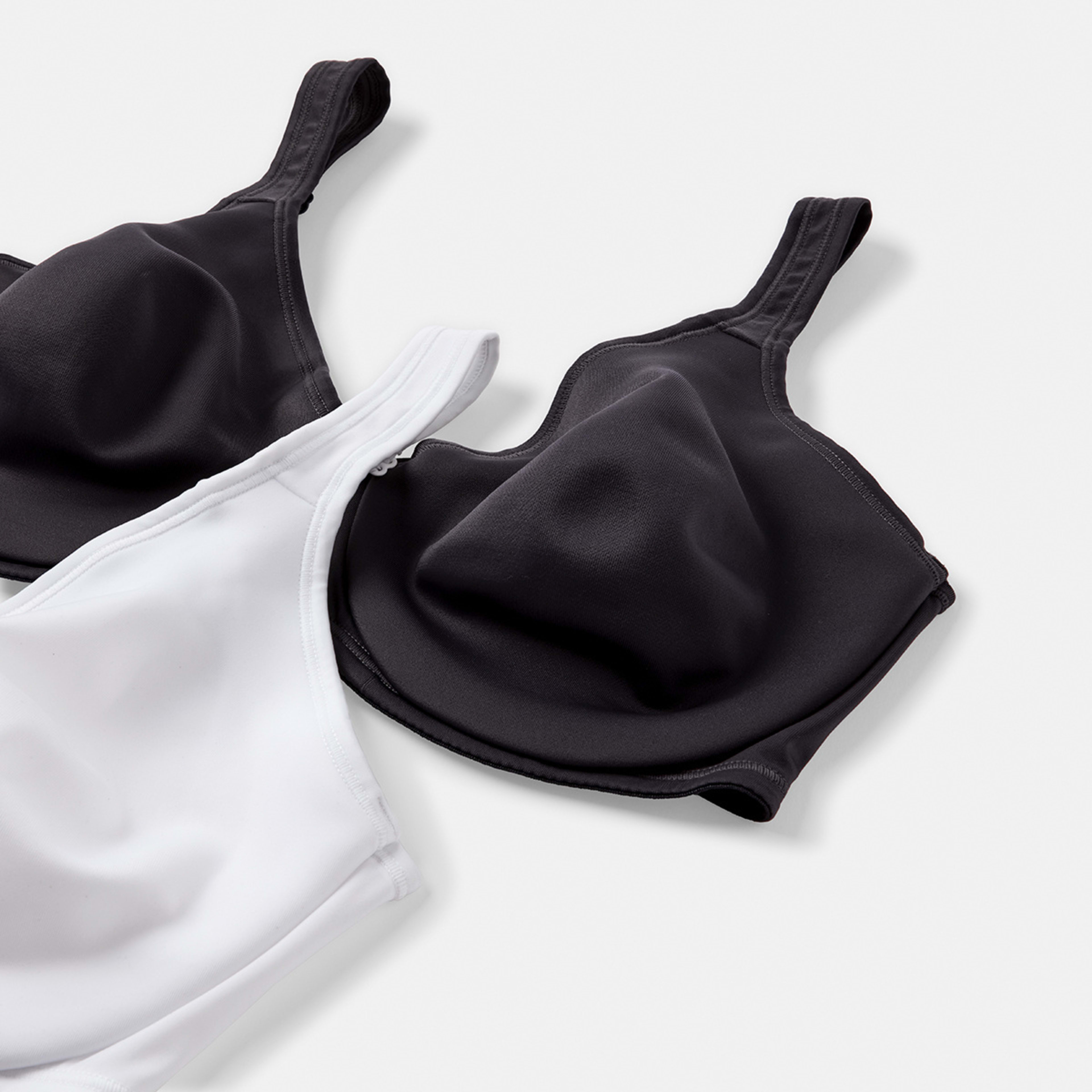 2 2 Pack Full Figure Soft Cup Bra Wh Ws, 2 of 9