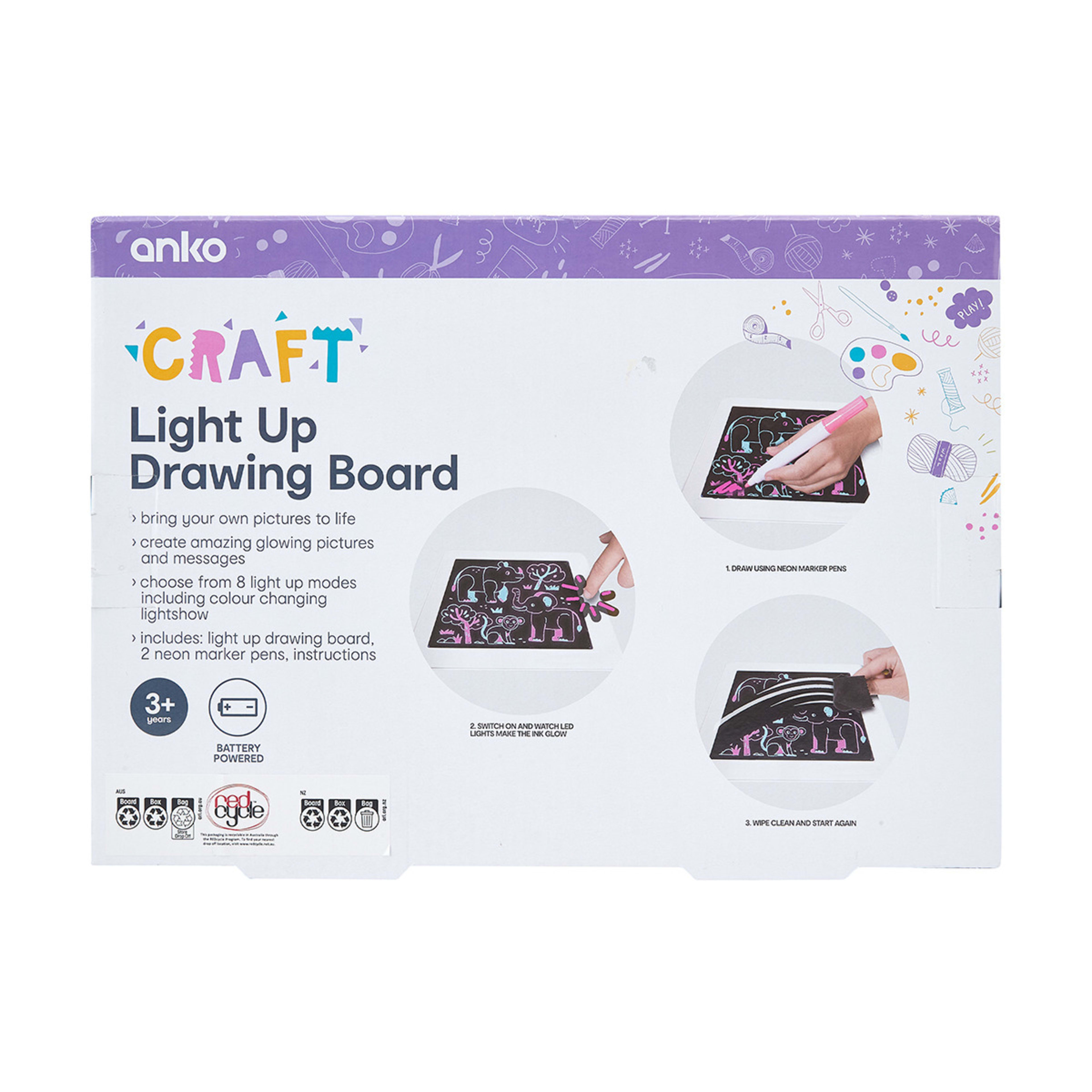 Explore Kmart's illuminated drawing surface.