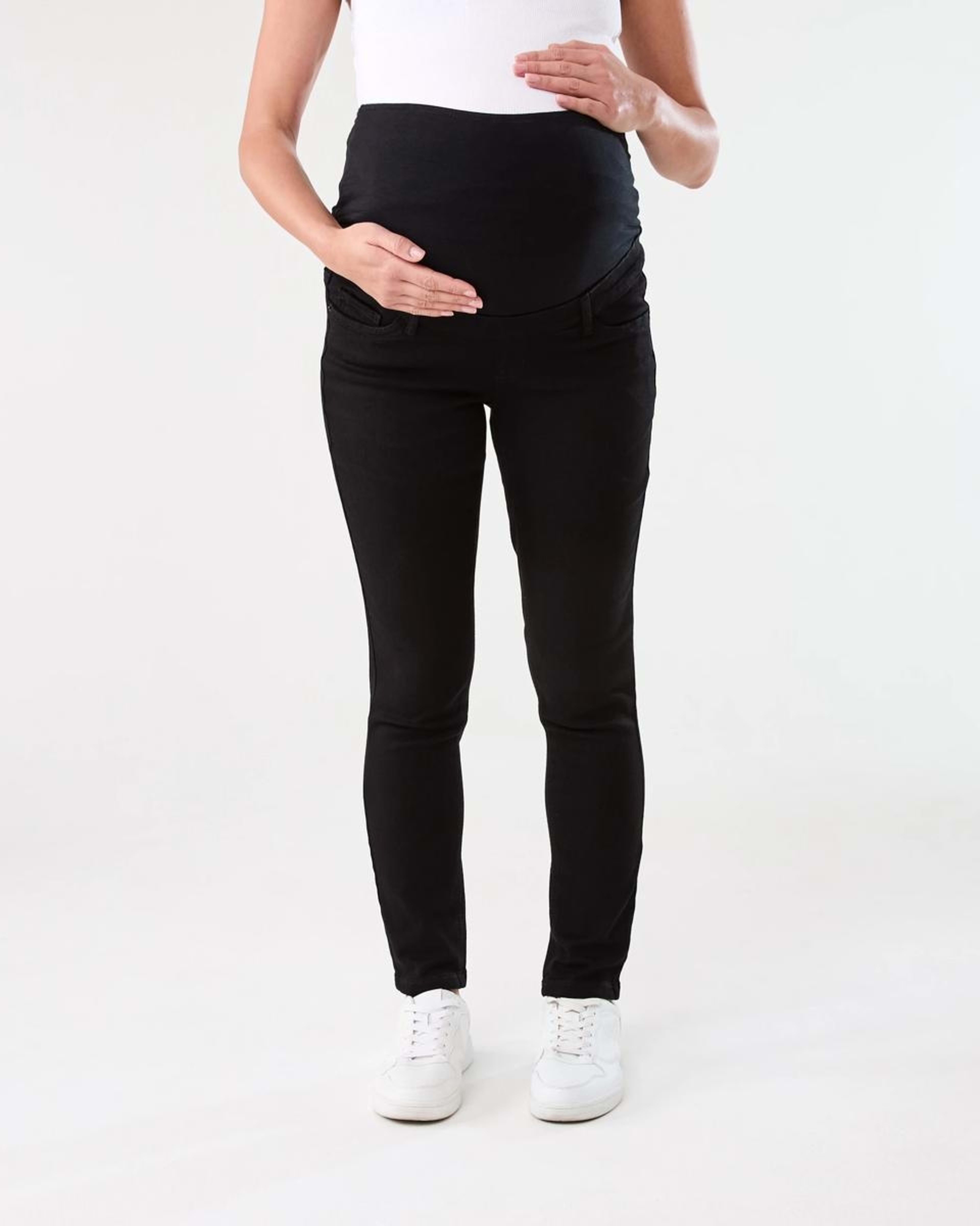 1 Maternity Stretch Skinny Jeans Black Wash