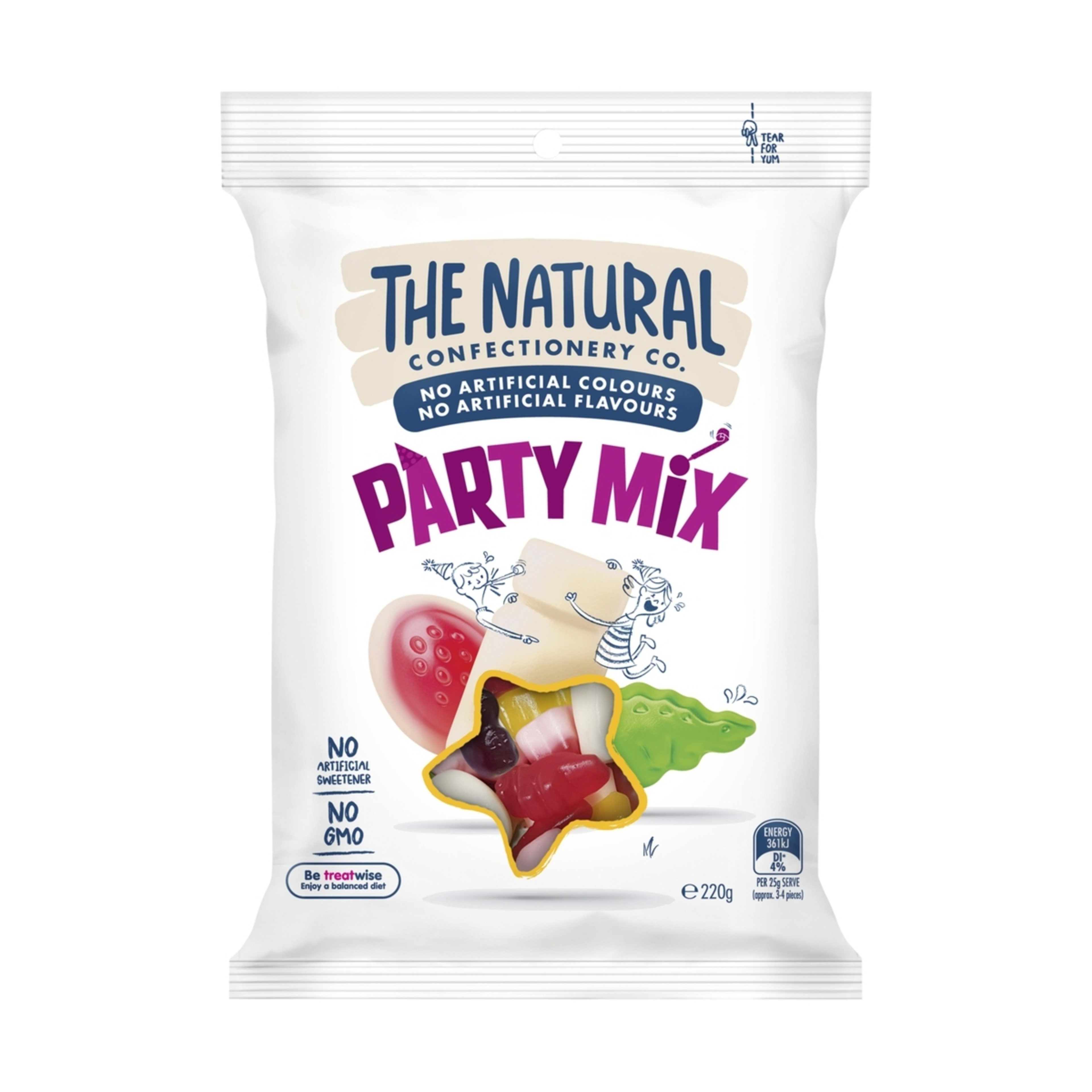 The Natural Confectionery Co. Party Mix Lollies 220g Kmart