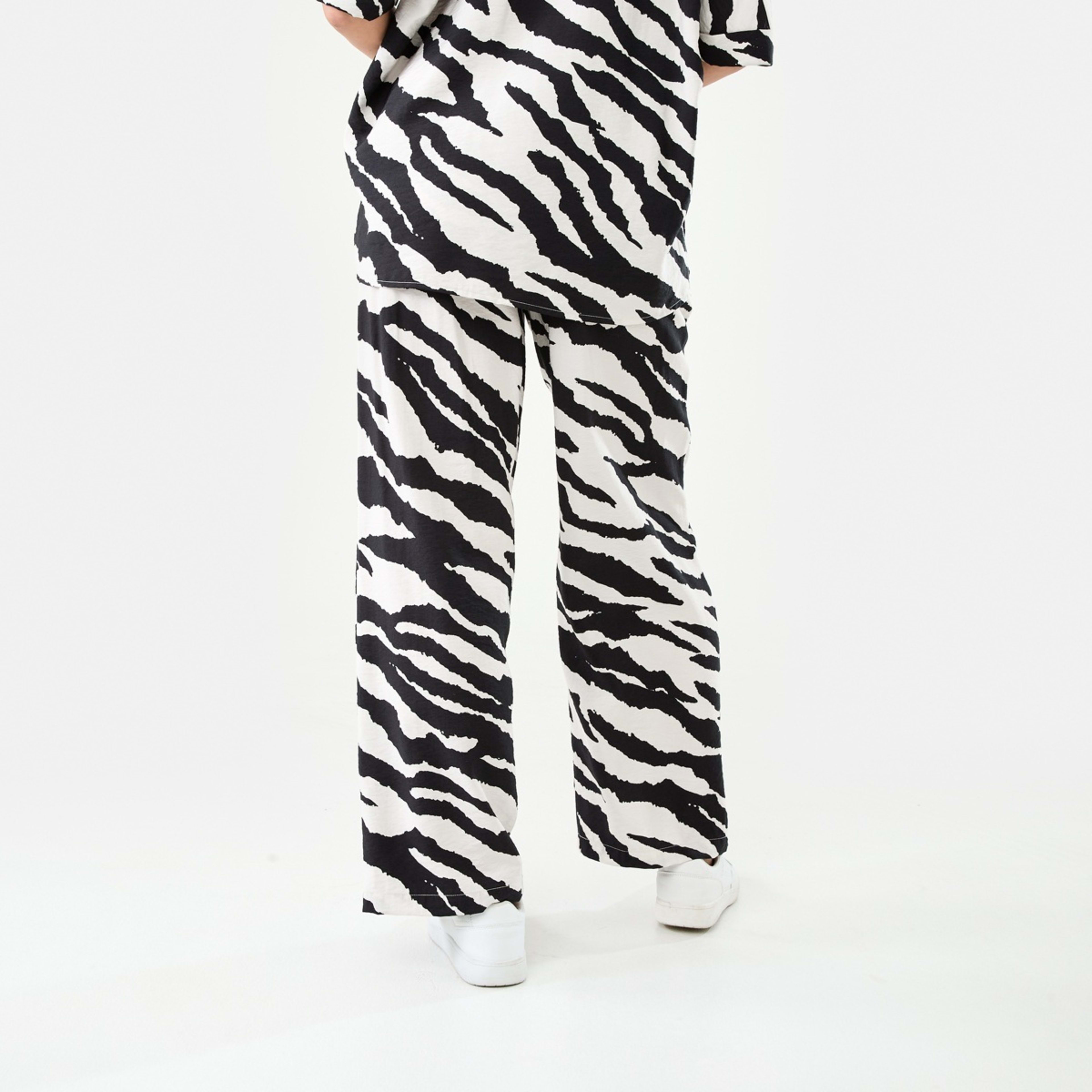 3 Hammered Satin Pants Zebra, 3 of 6