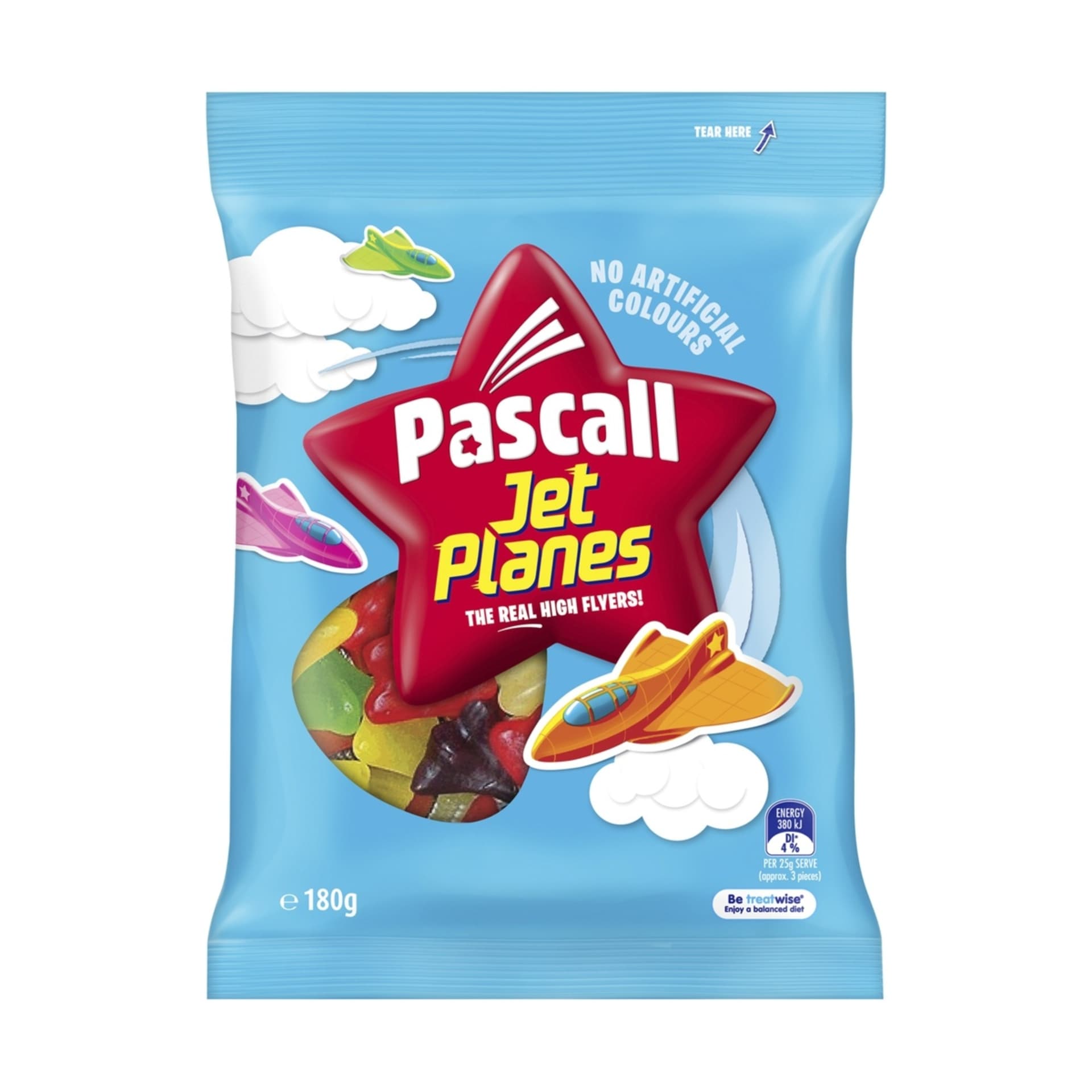 Pascall Jet Planes Lollies 180g Kmart NZ