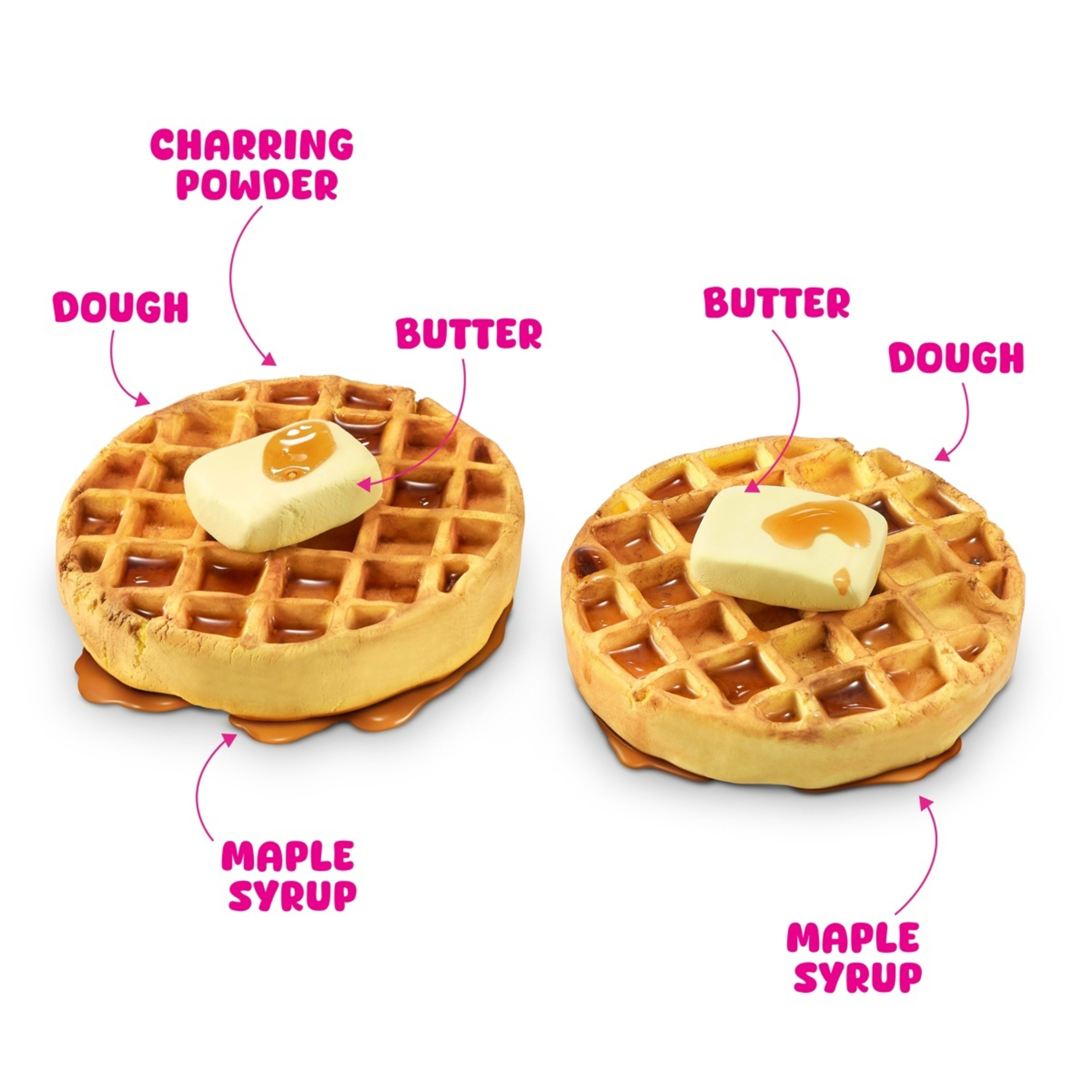 5 9 Piece Zuru Slime Mart Make Your Own Realistic Slime Food Playset - Waffles, 5 of 8
