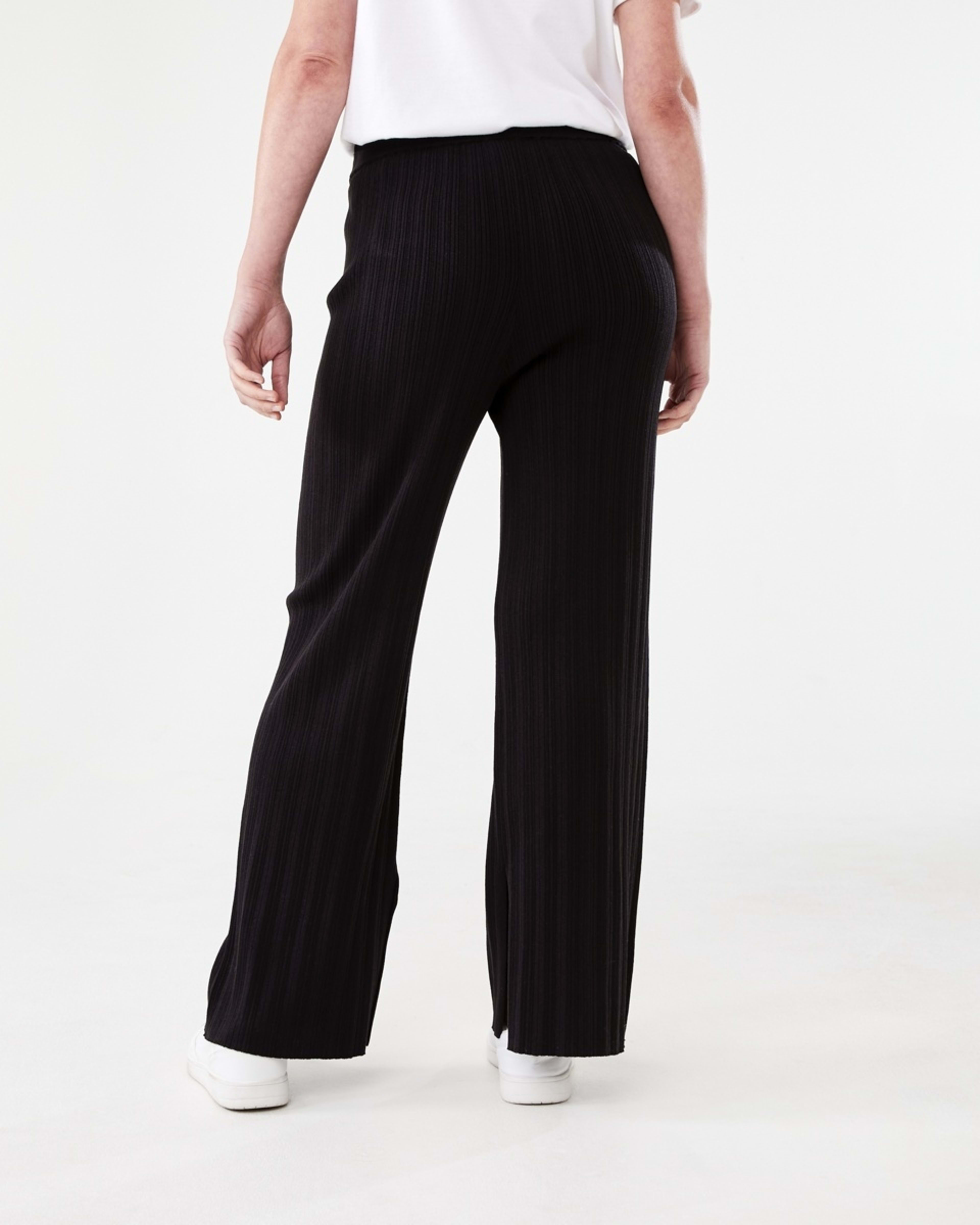 3 Variegated Knit Pants Black, 3 of 5
