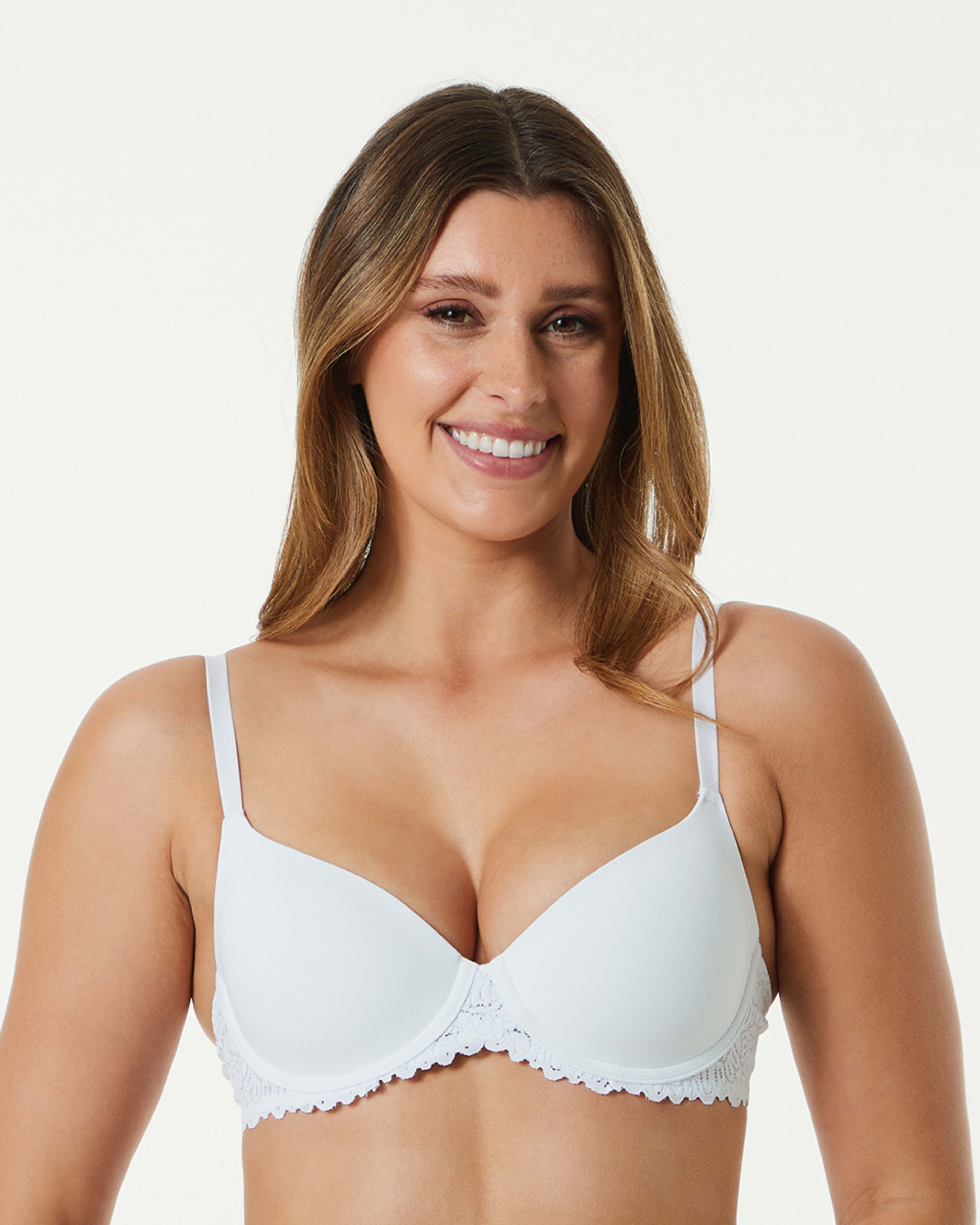 1 Lace Wing T-shirt Bra WHITE, 1 of 5