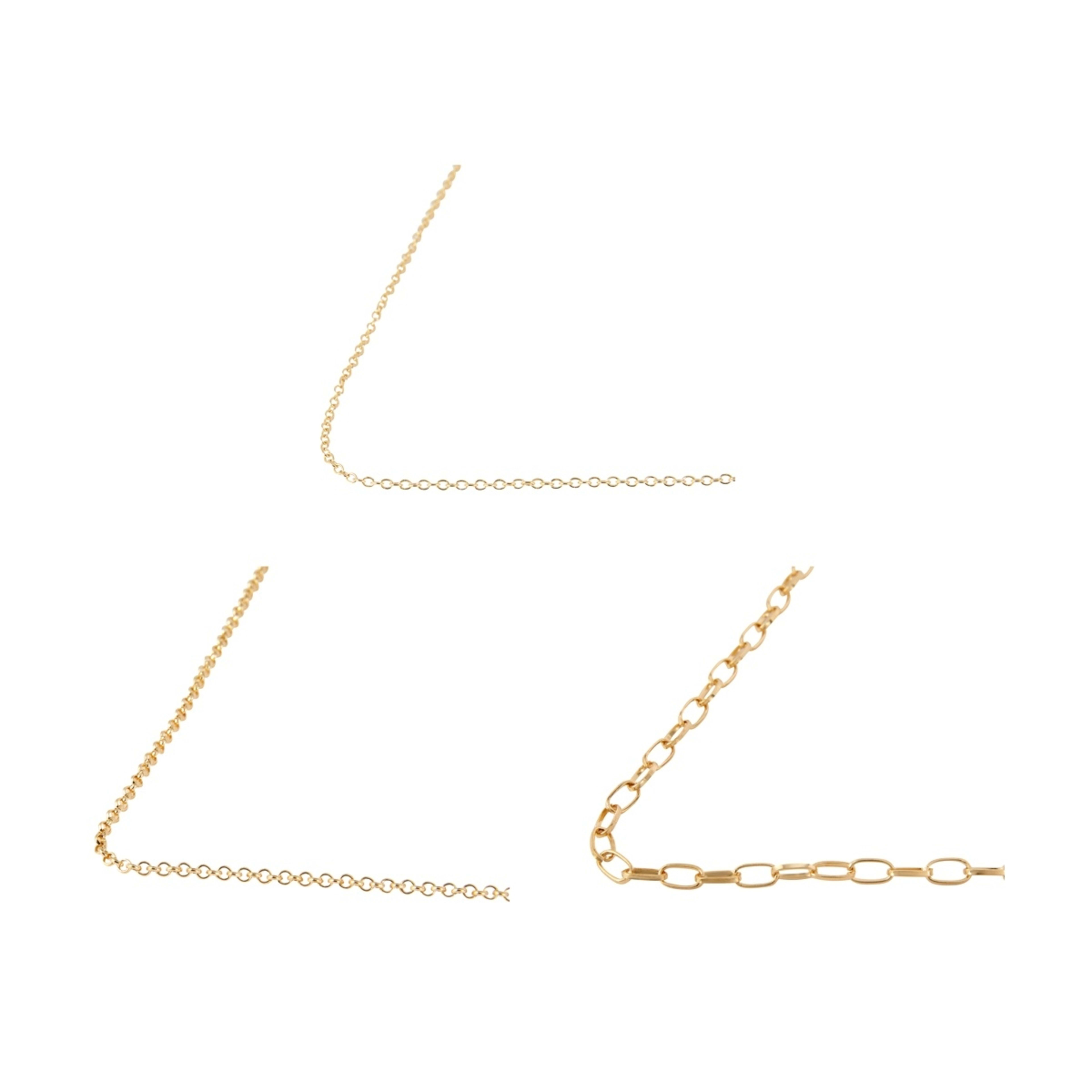 3 Jewellery Chain Set - Gold Look, 3 of 3