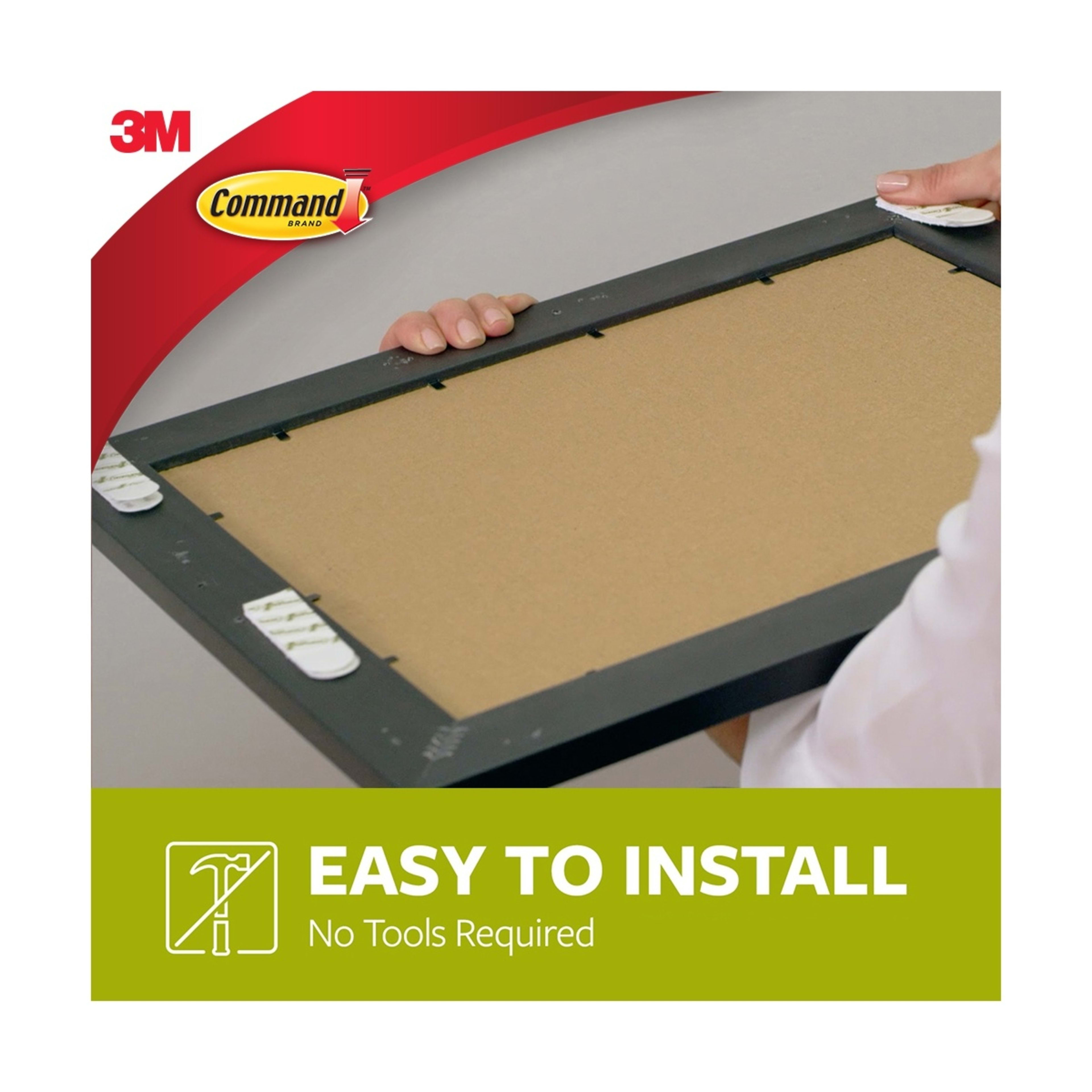 2 4 Pack Command Picture Hanging Strips Small - White, 2 of 6