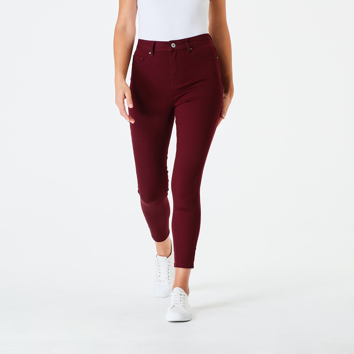 High Rise Ankle Skinny Jeans - Kmart