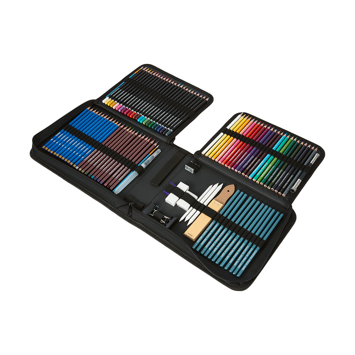 99 Piece Artist Drawing Set with Storage Case Kmart