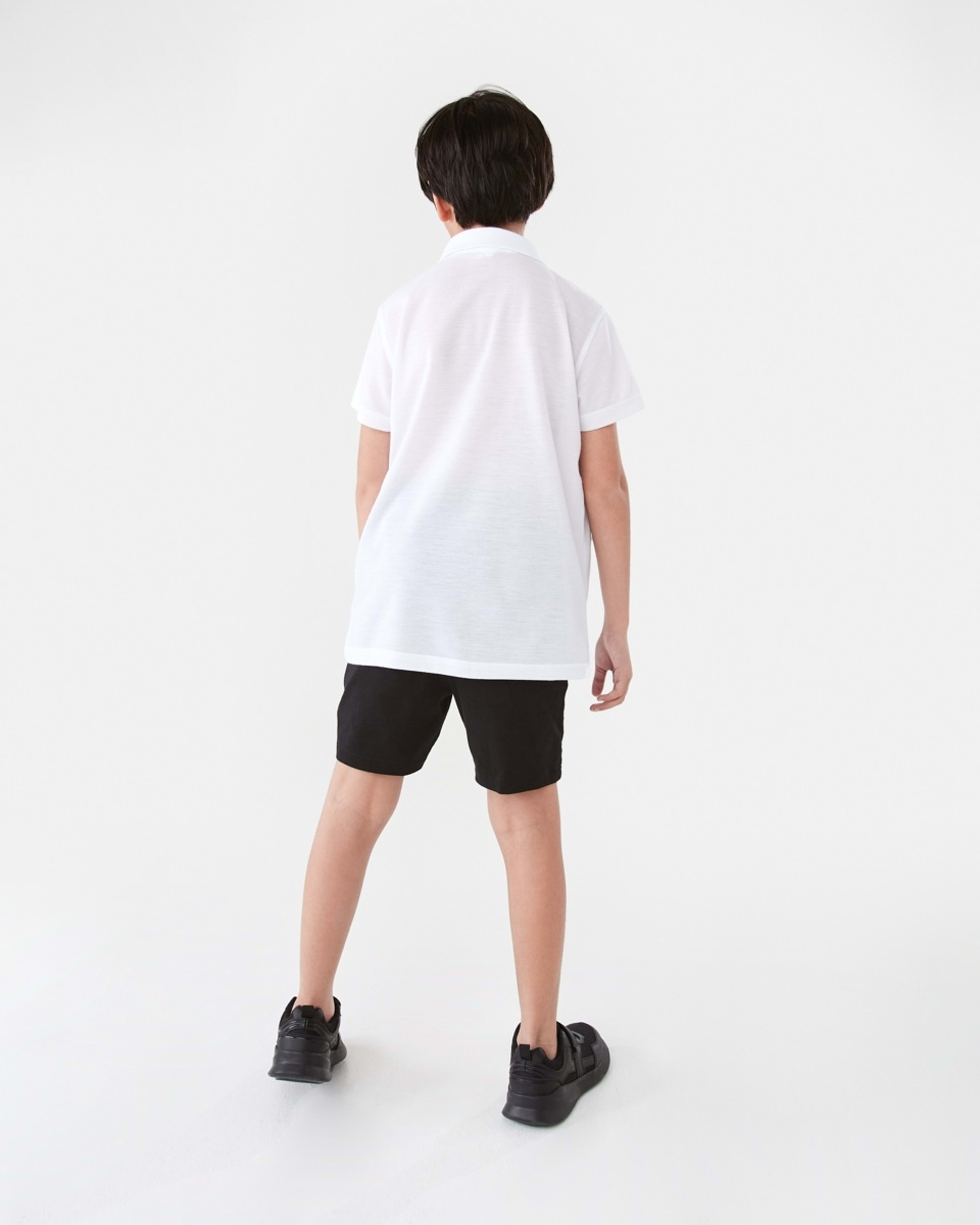 7 School Polo T-shirt White, 7 of 9
