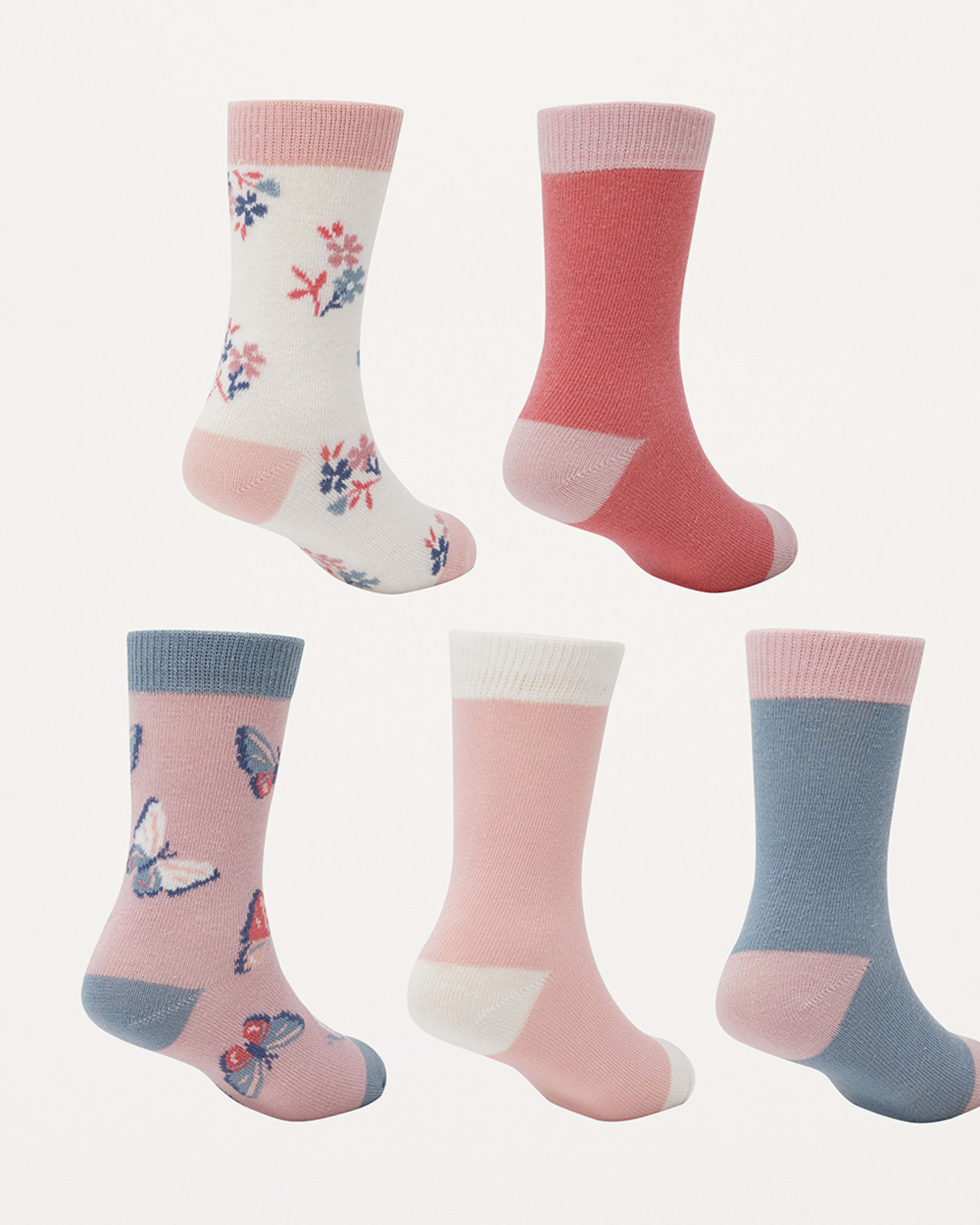 5 Pack Crew Socks Kmart