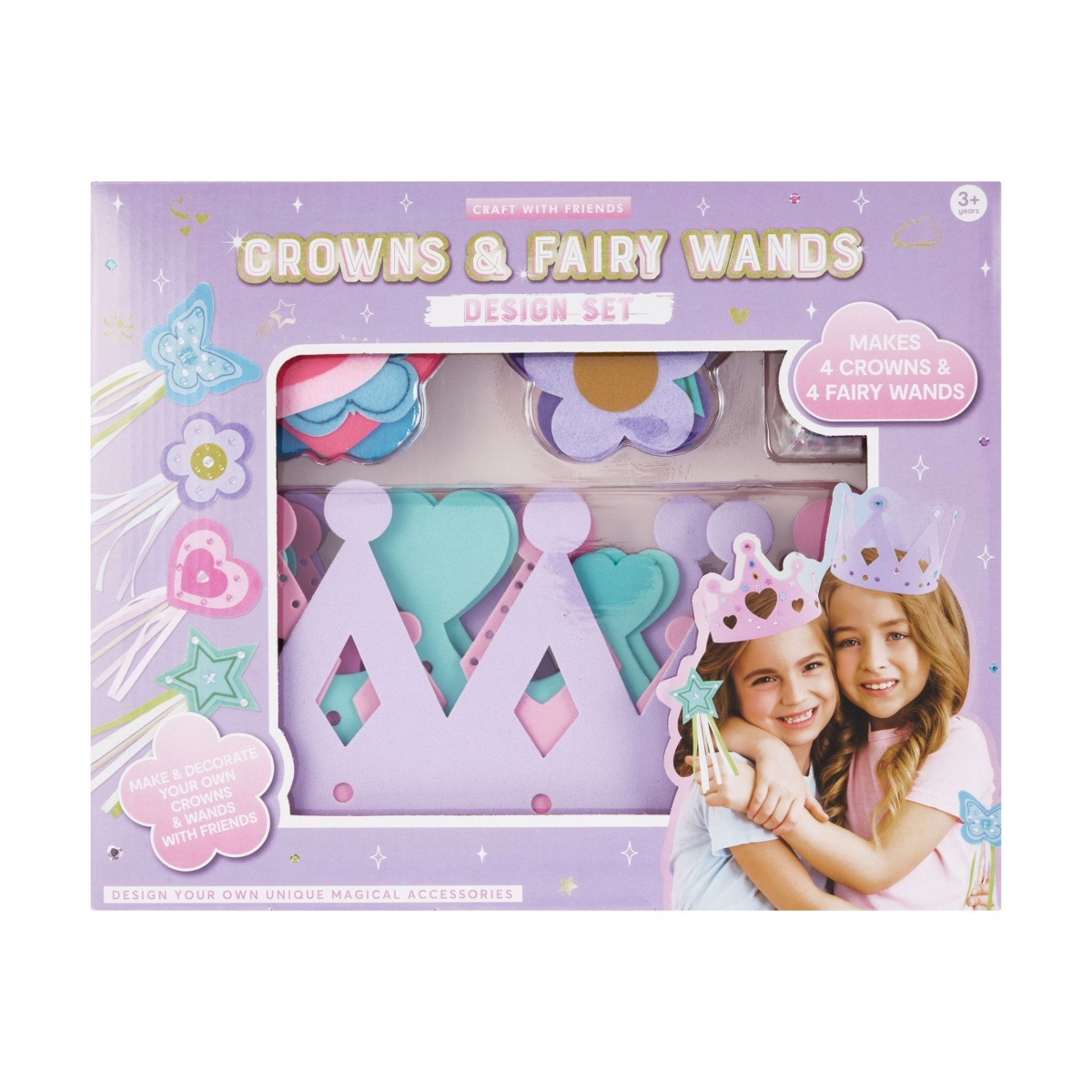 1 Craft with Friends: Crowns and Fairy Wands Design Set