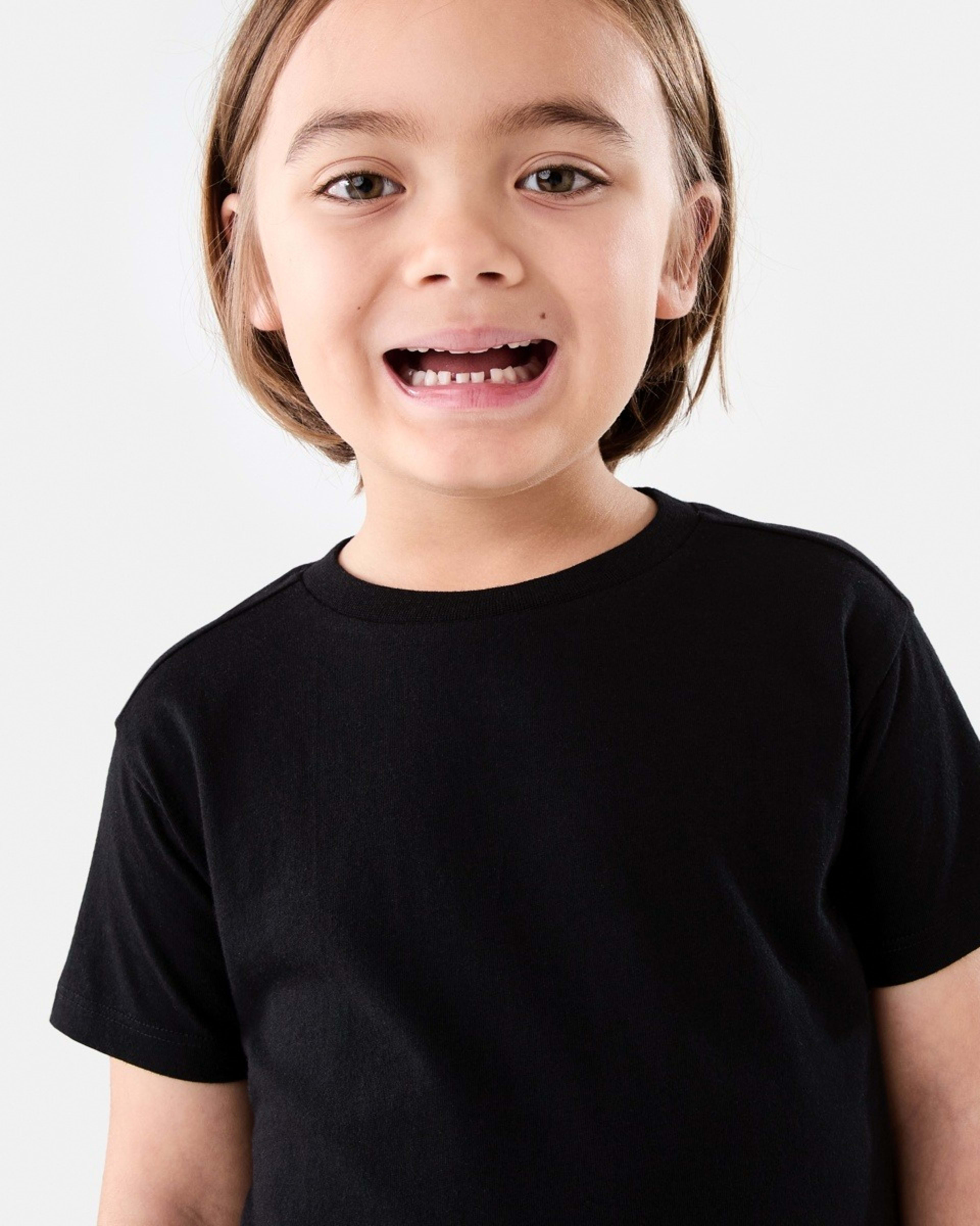 3 Plain T-shirt BLACK, 3 of 6