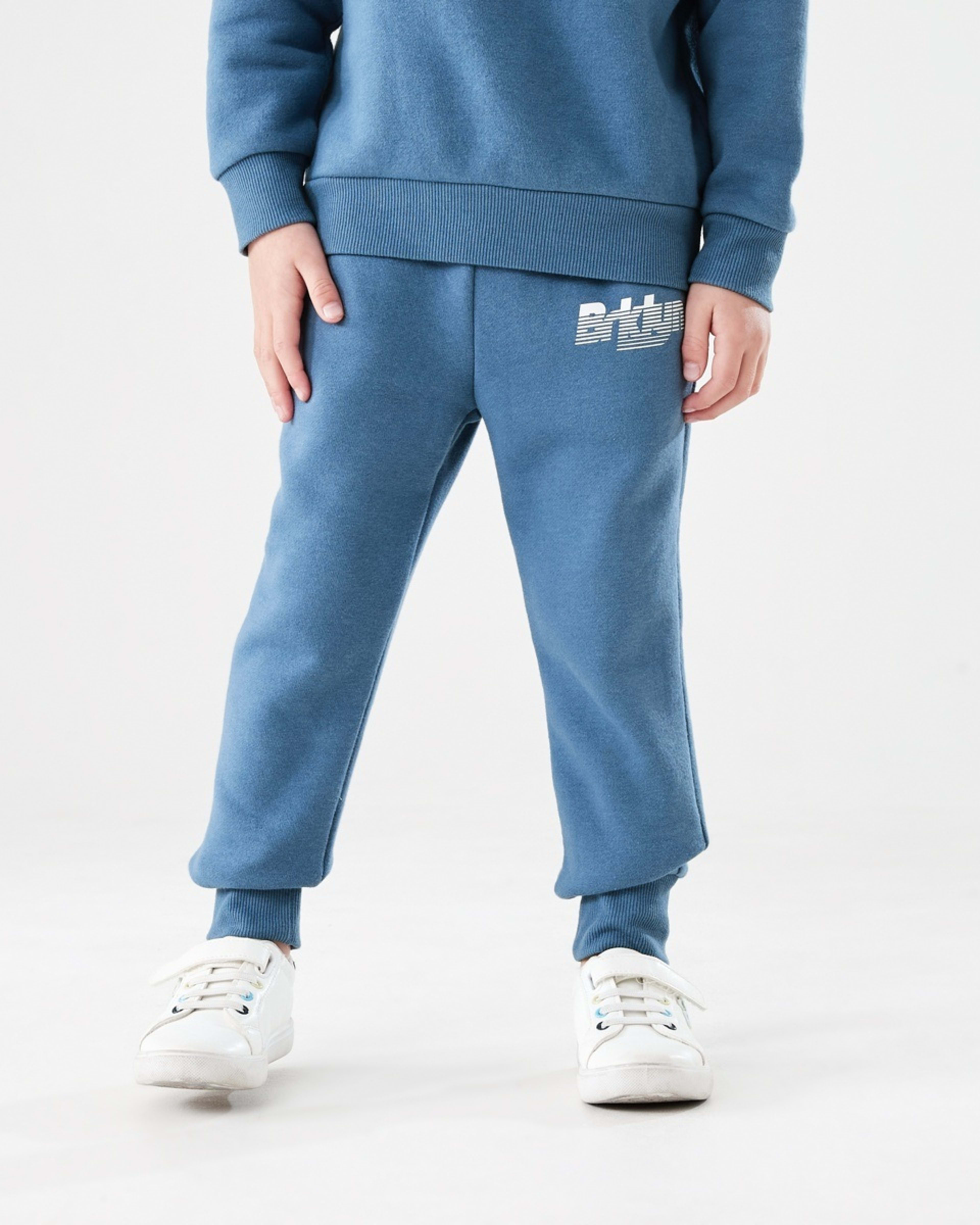 1 Print Trackpants Blu Varsit, 1 of 7