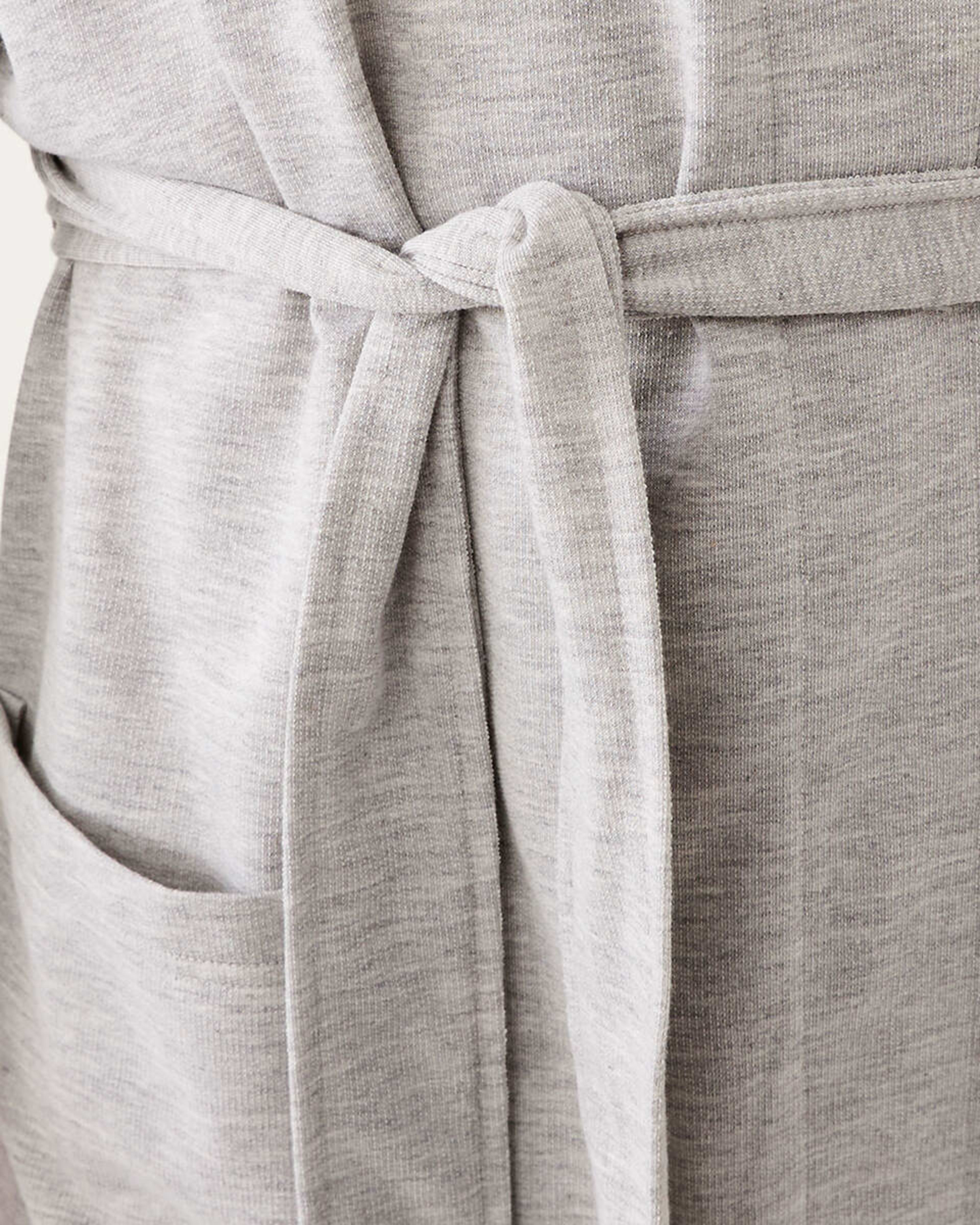 7 Lightweight Dressing Gown Grey Marle, 7 of 8