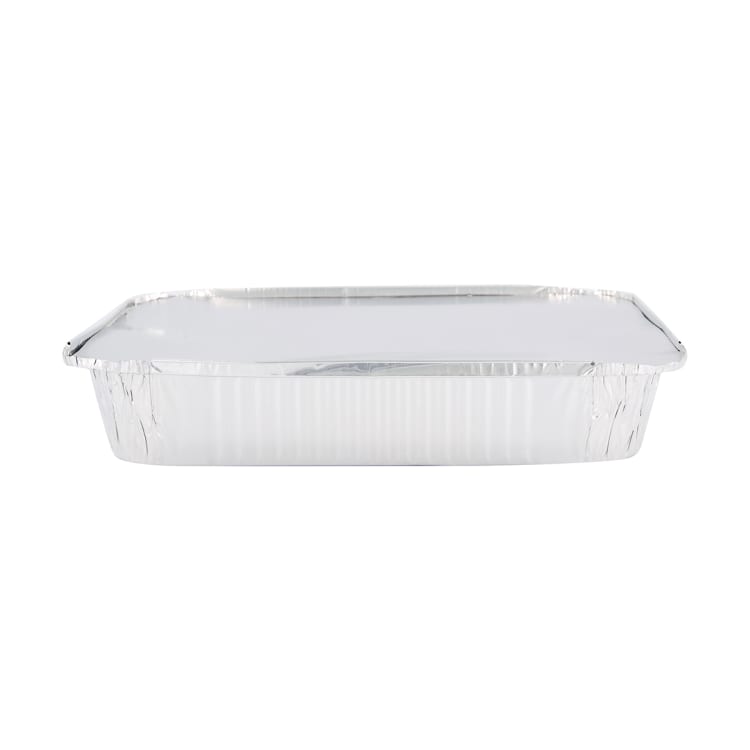 2 Pack Aluminium Roasting Trays with Lids Kmart