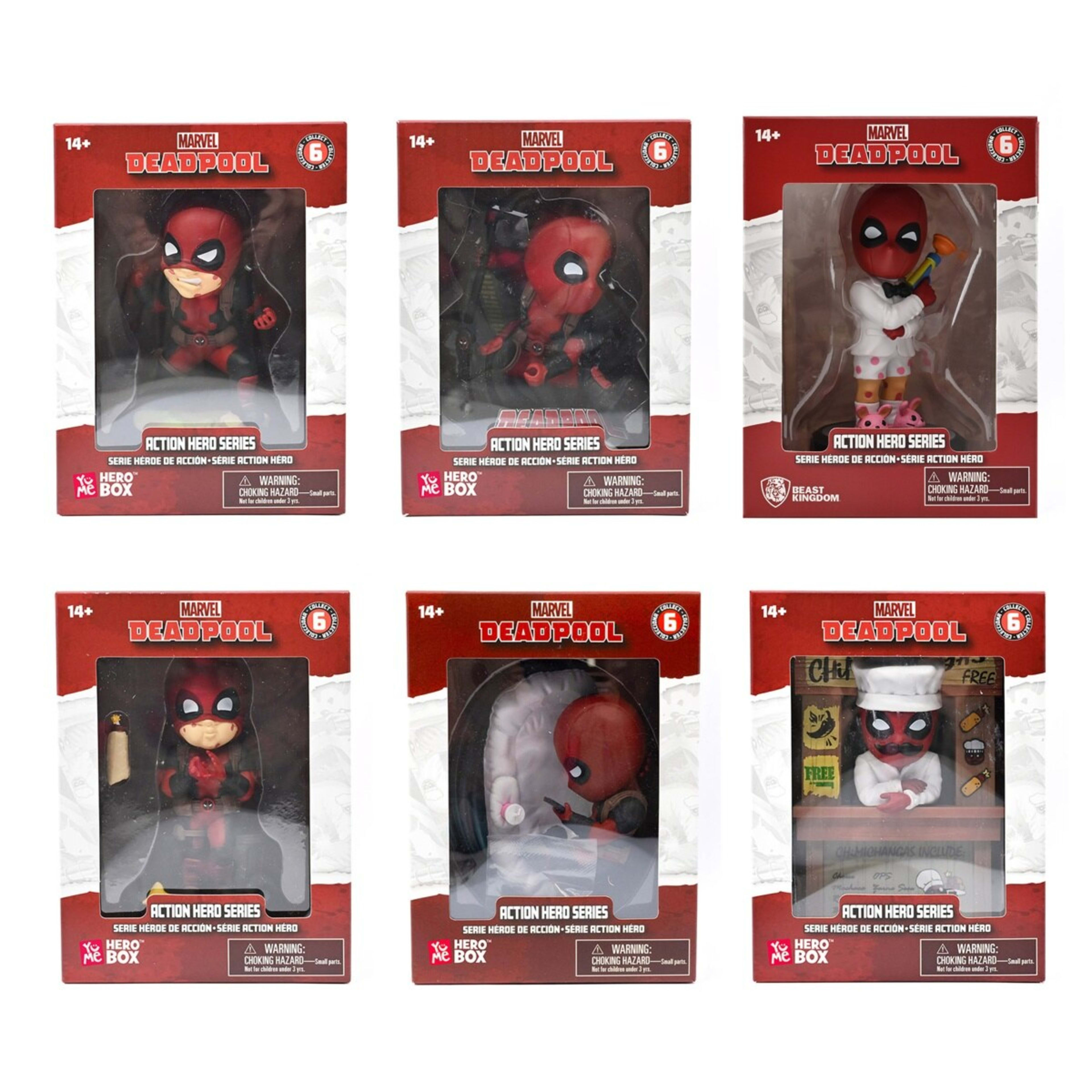 1 YuMe HeroBox Marvel Deadpool Action Hero Series - Assorted