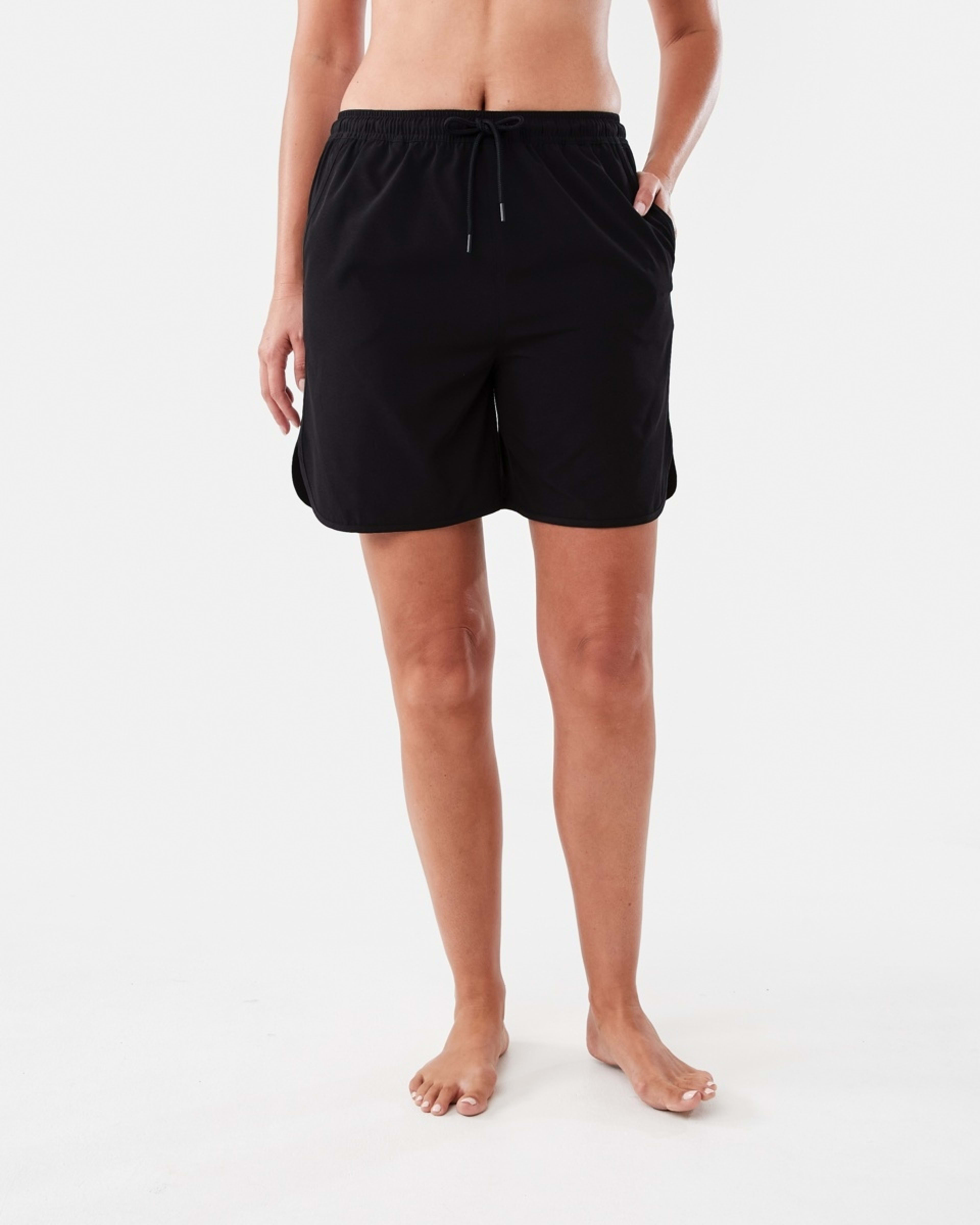 7 Mid Length Boardshorts BLACK, 7 of 7
