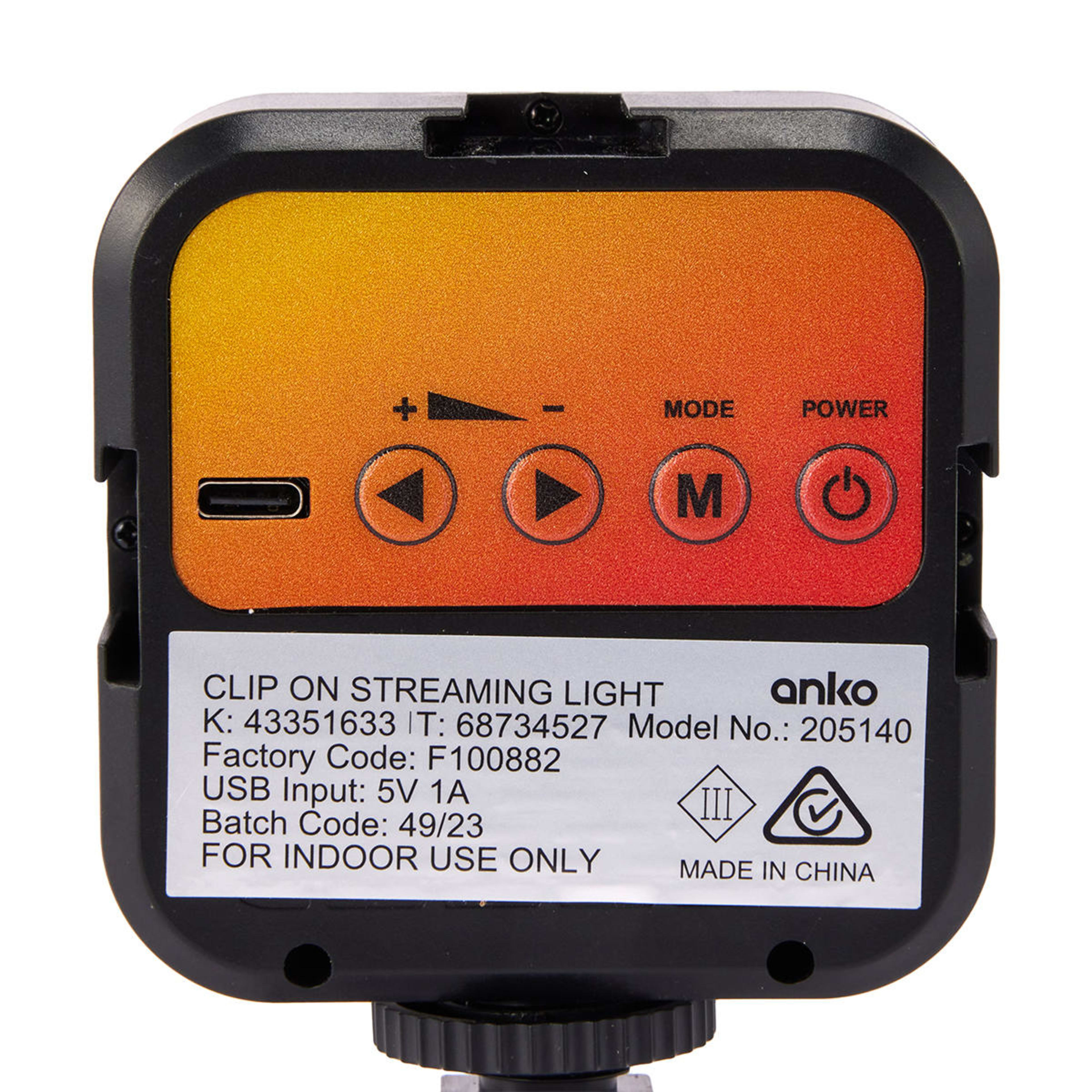 8 Clip-On Streaming Light - Black, 8 of 10