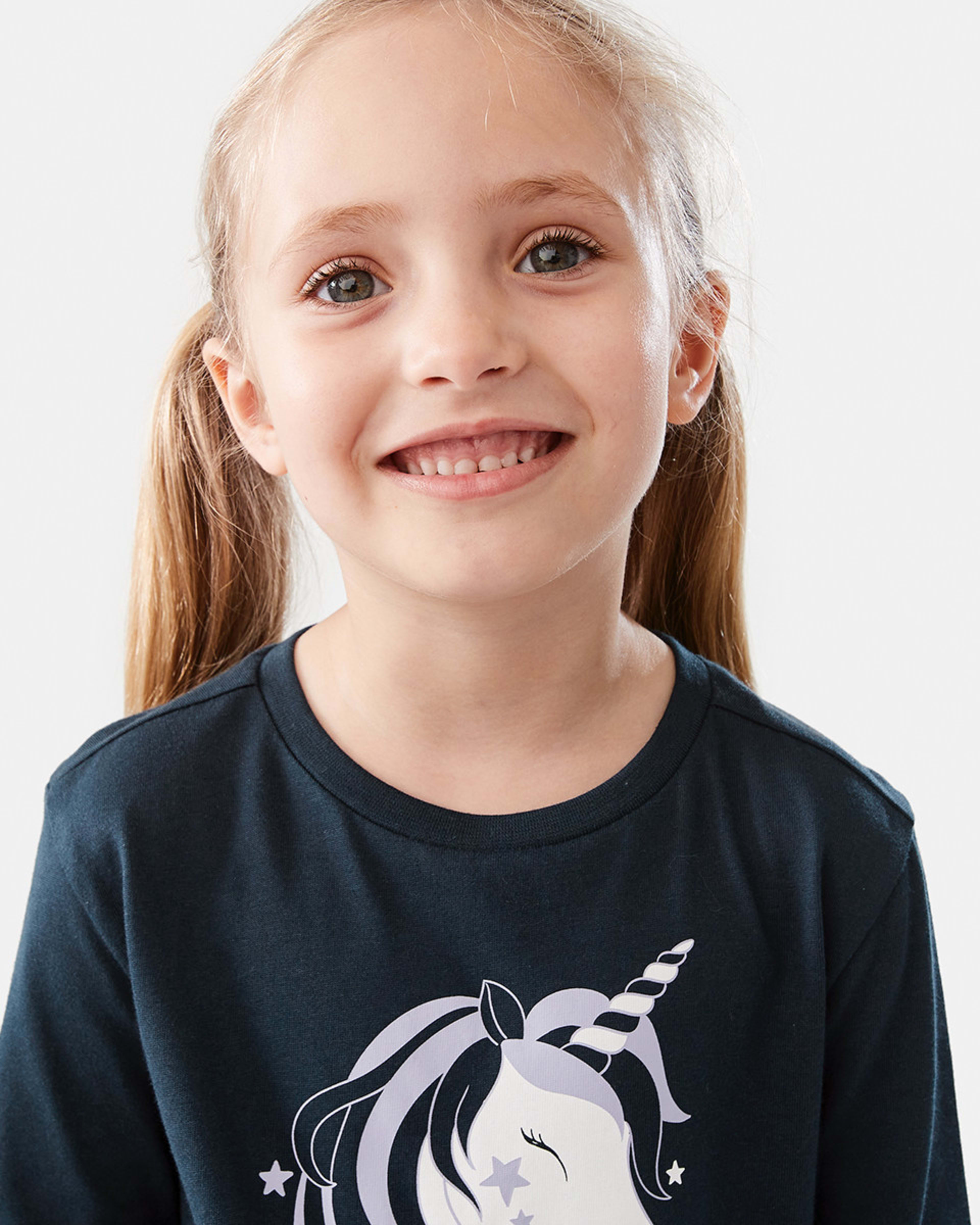 3 Long Sleeve Print T-shirt Unicorn, 3 of 8