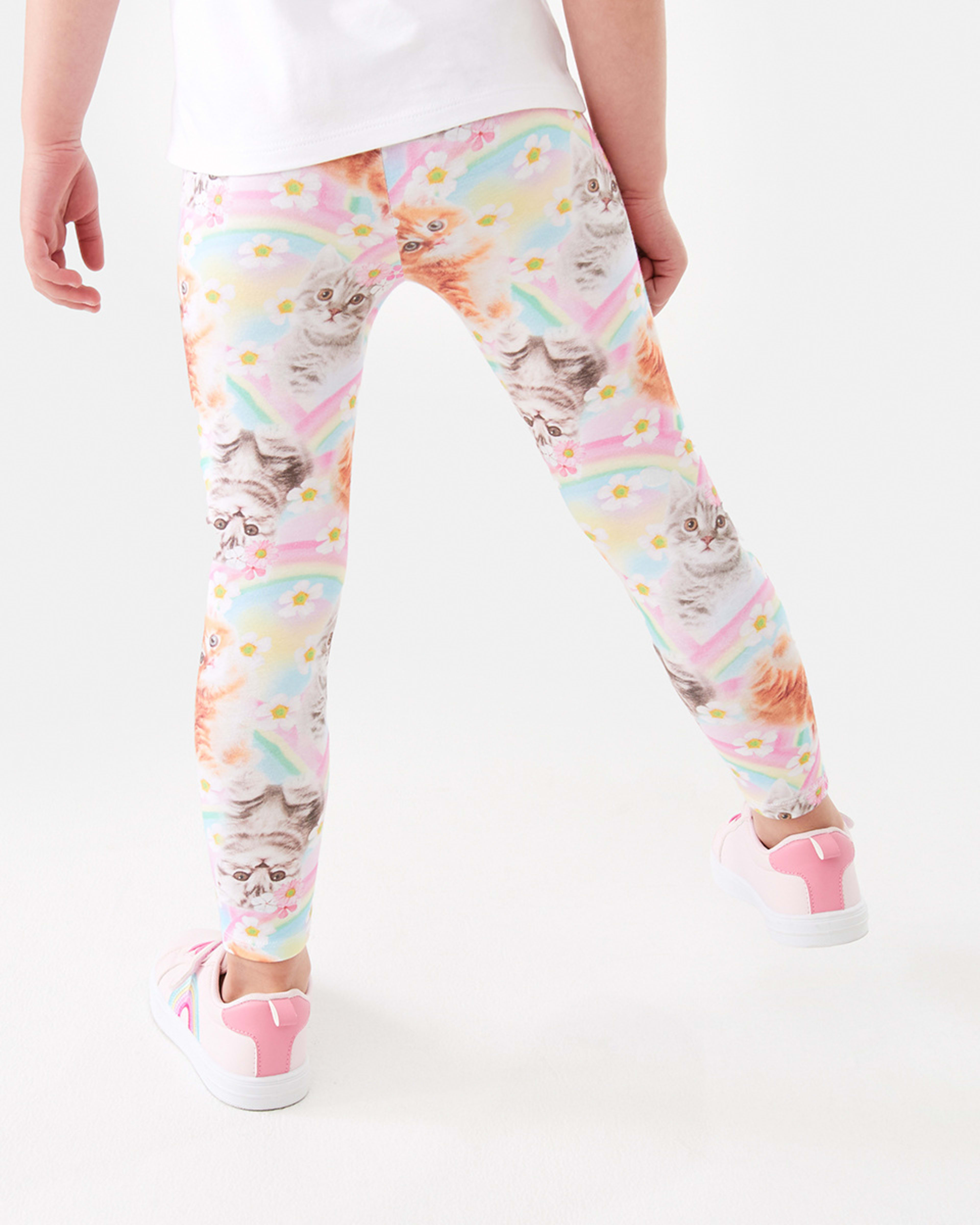 2 Printed Leggings Pst Cat, 2 of 7