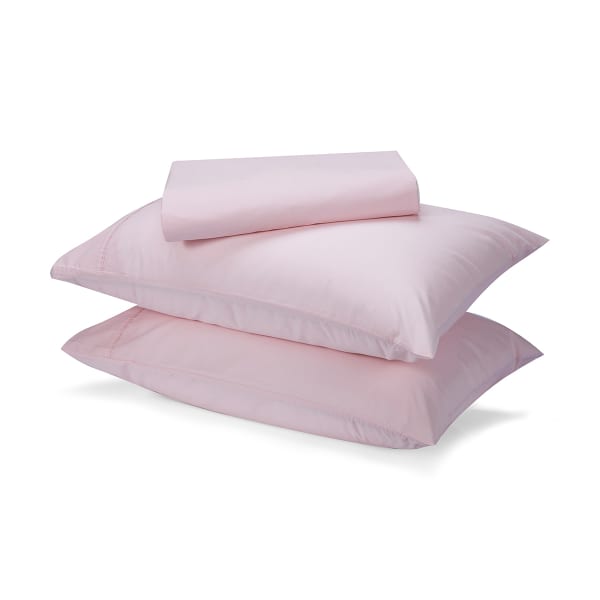 225 Thread Count Sheet Set - Double Bed, Pink