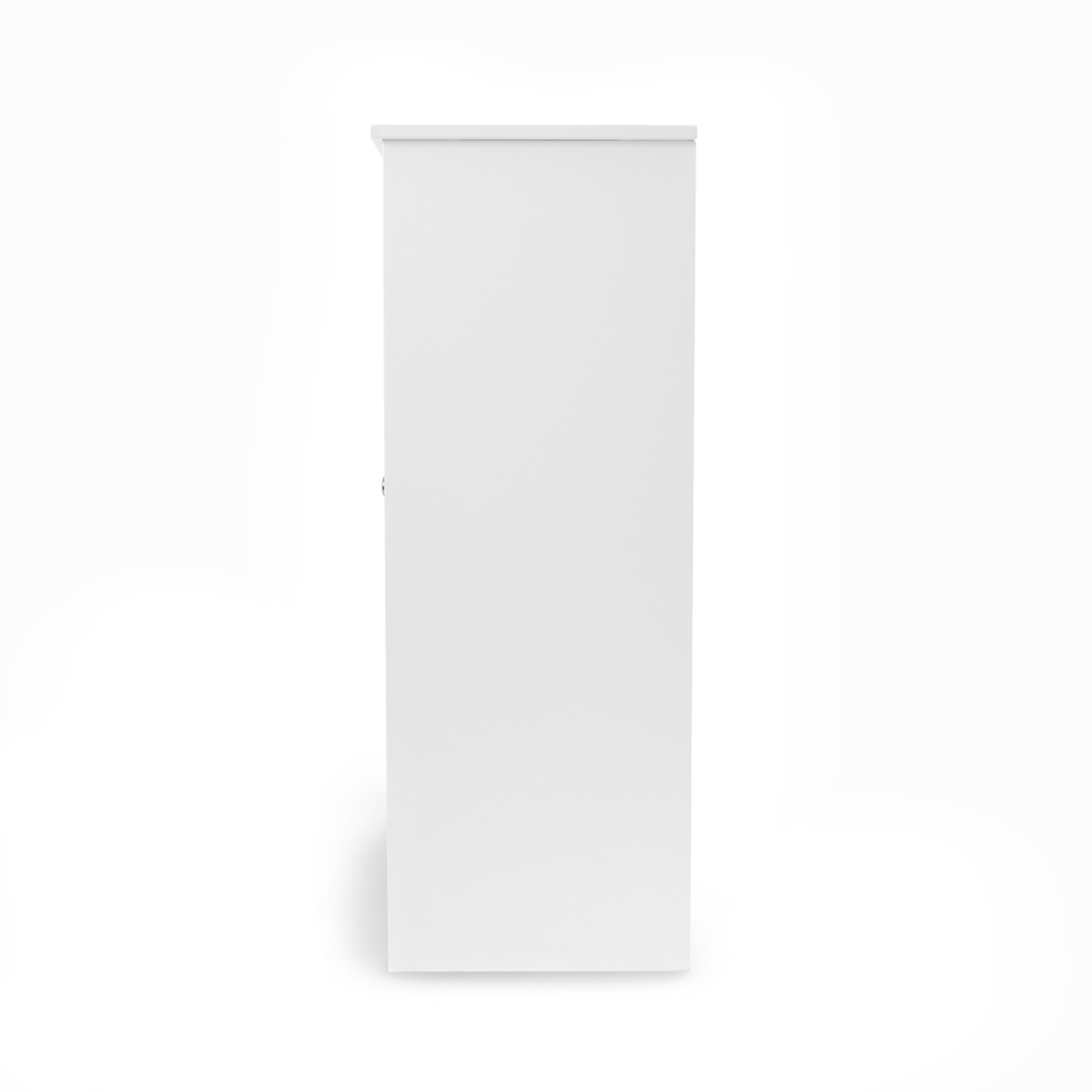 5 Panelled Cabinet with 3 Shelves - White, 5 of 8