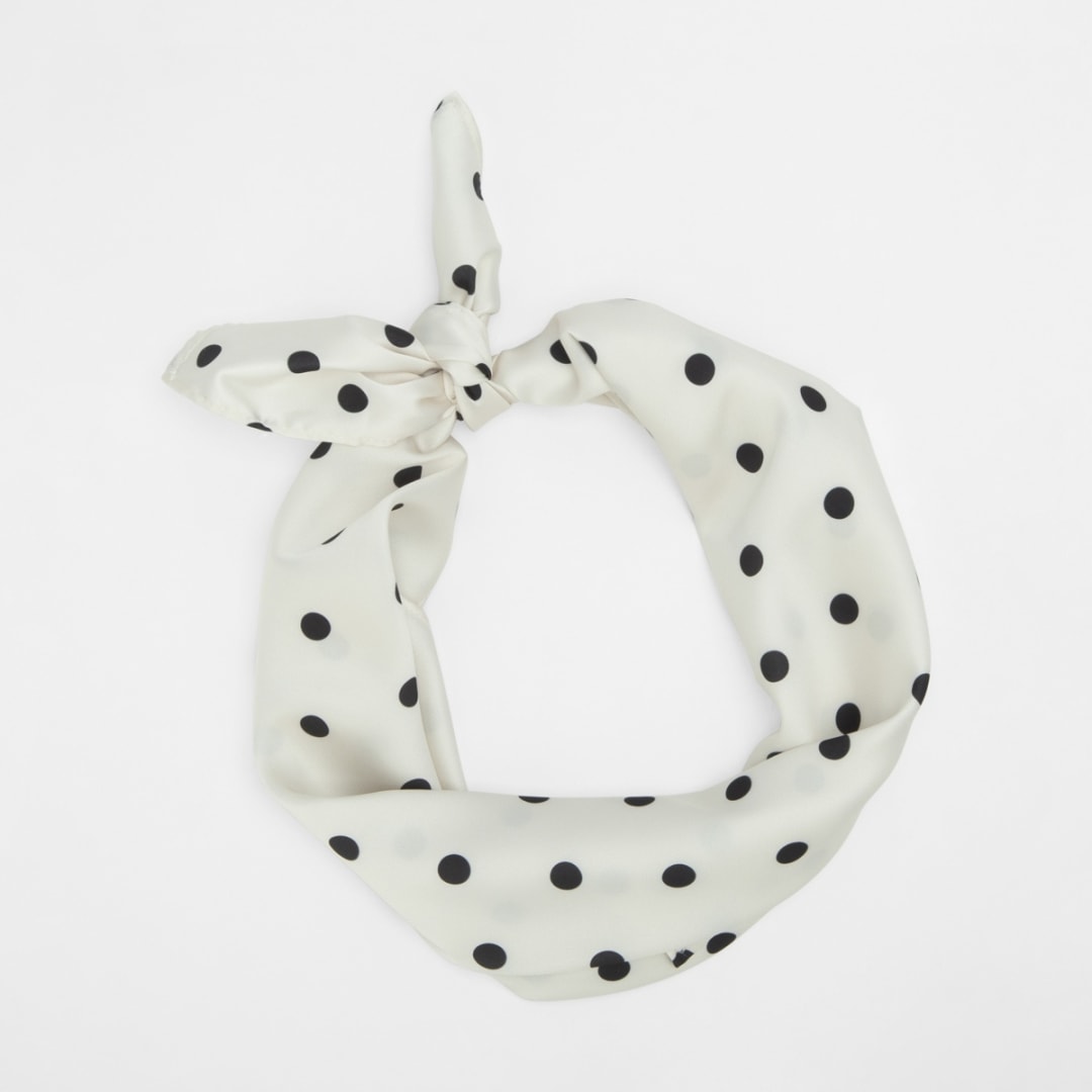 Hair Scarf - Dotted Print - Kmart