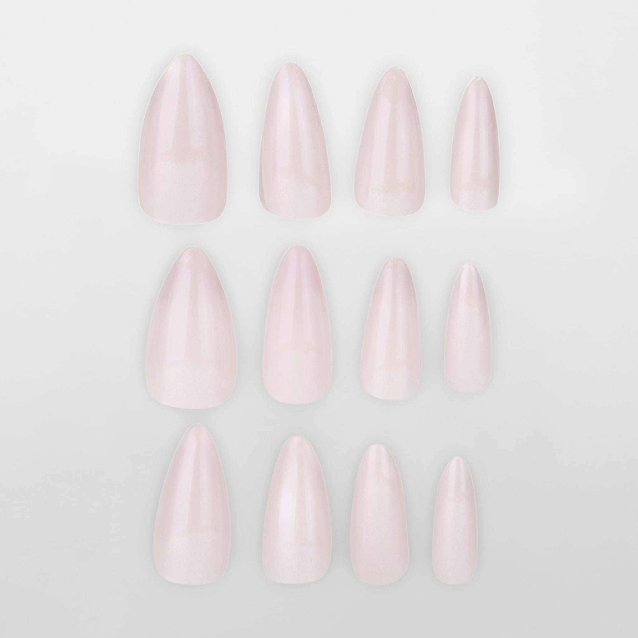 OXX Cosmetics 24 Pack False Nails with Adhesive Stiletto Shape