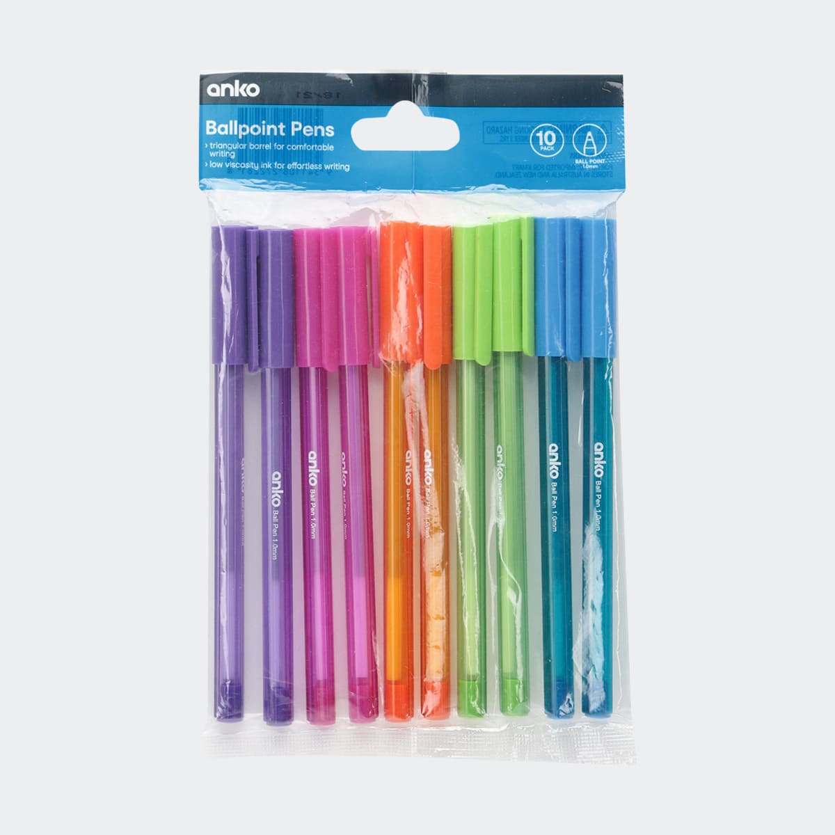 10 Pack Ballpoint Pens Kmart