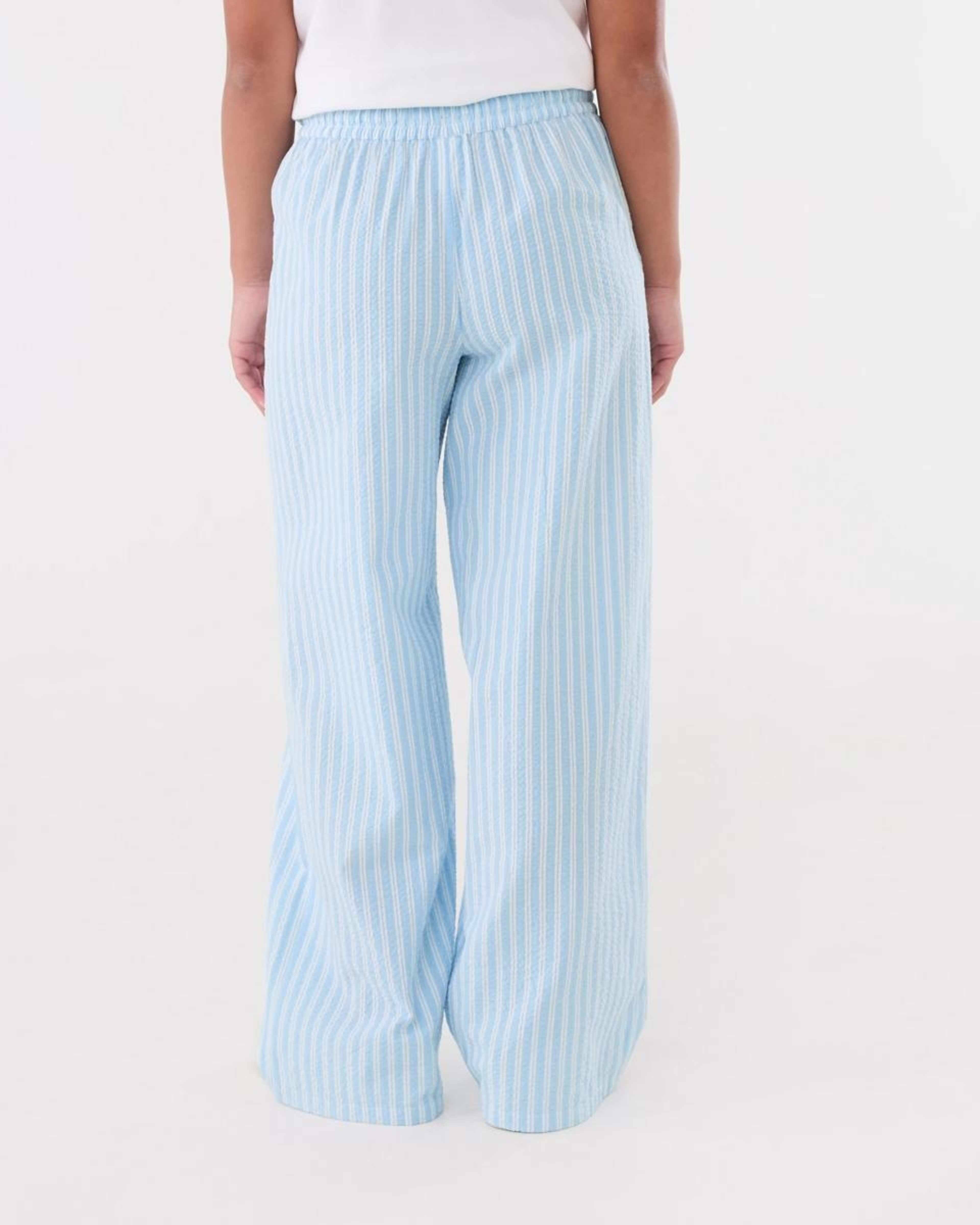2 Stripe Wide Leg Pants LIGHT BLUE SEERSUCKER STRIPE, 2 of 5