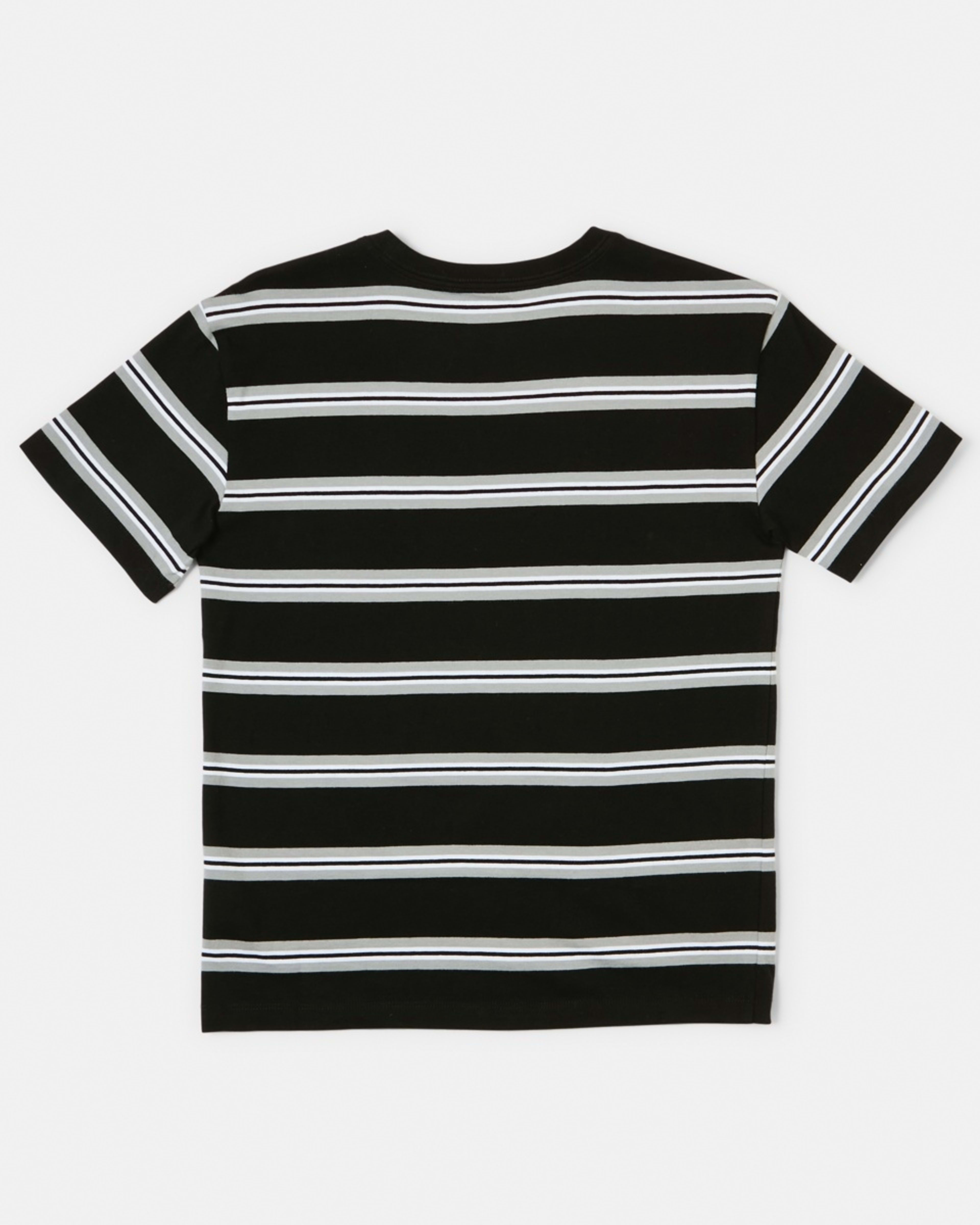 8 Short Sleeve Stripe T-shirt Blk Rtrstr, 8 of 8