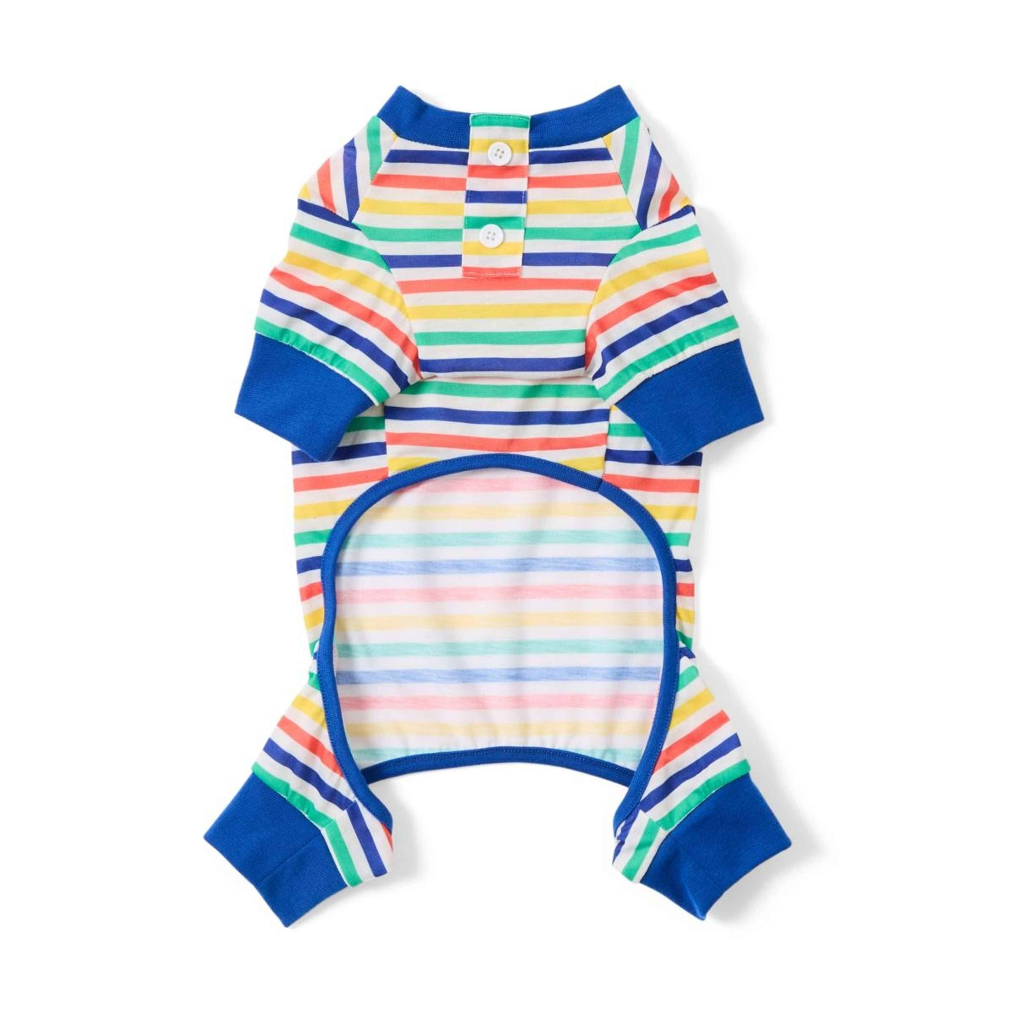 6 Pet Stripe Pyjamas - Extra Large, Blue, 6 of 9