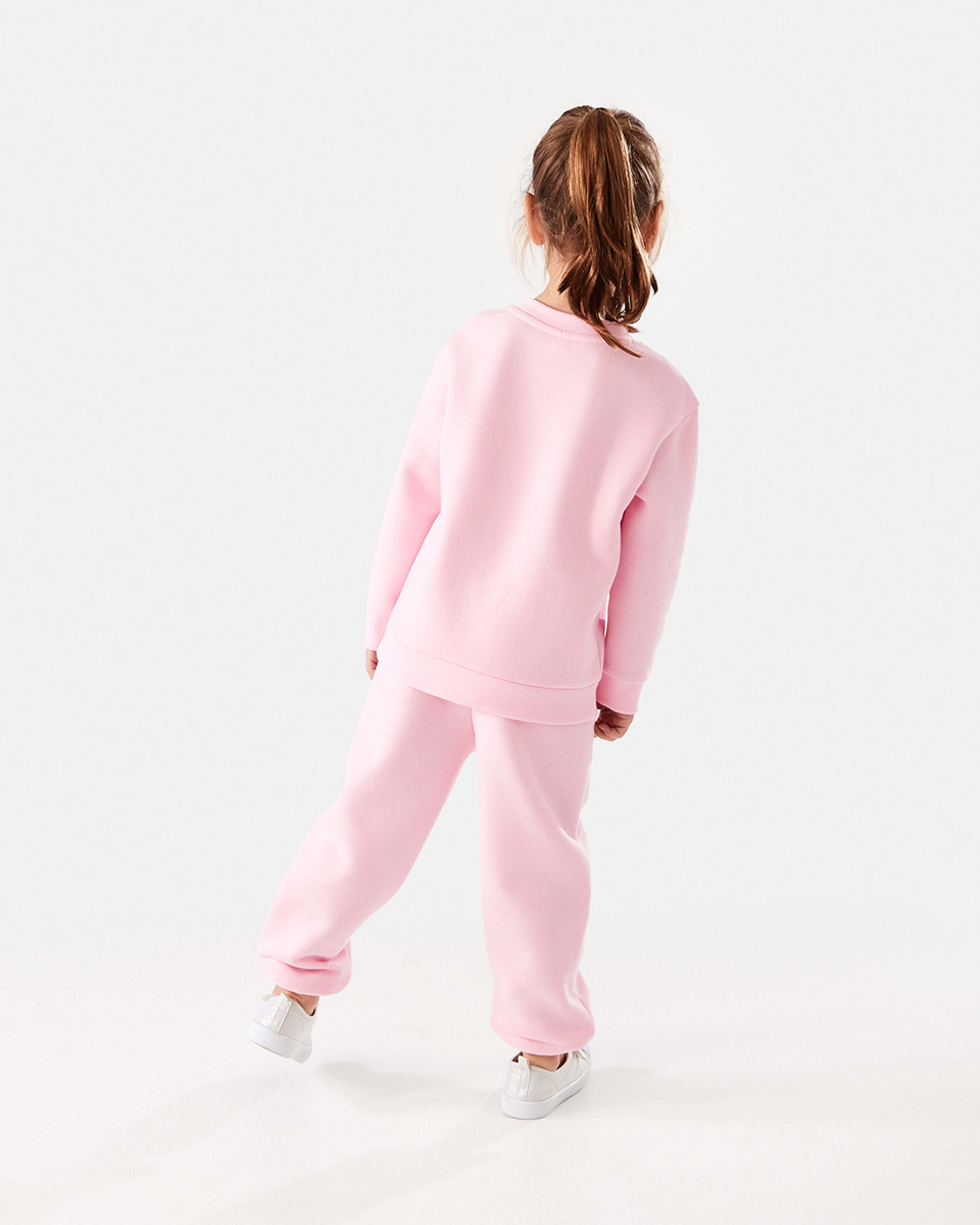 7 Basic Crew Neck Sweatshirt Light Pink, 7 of 9