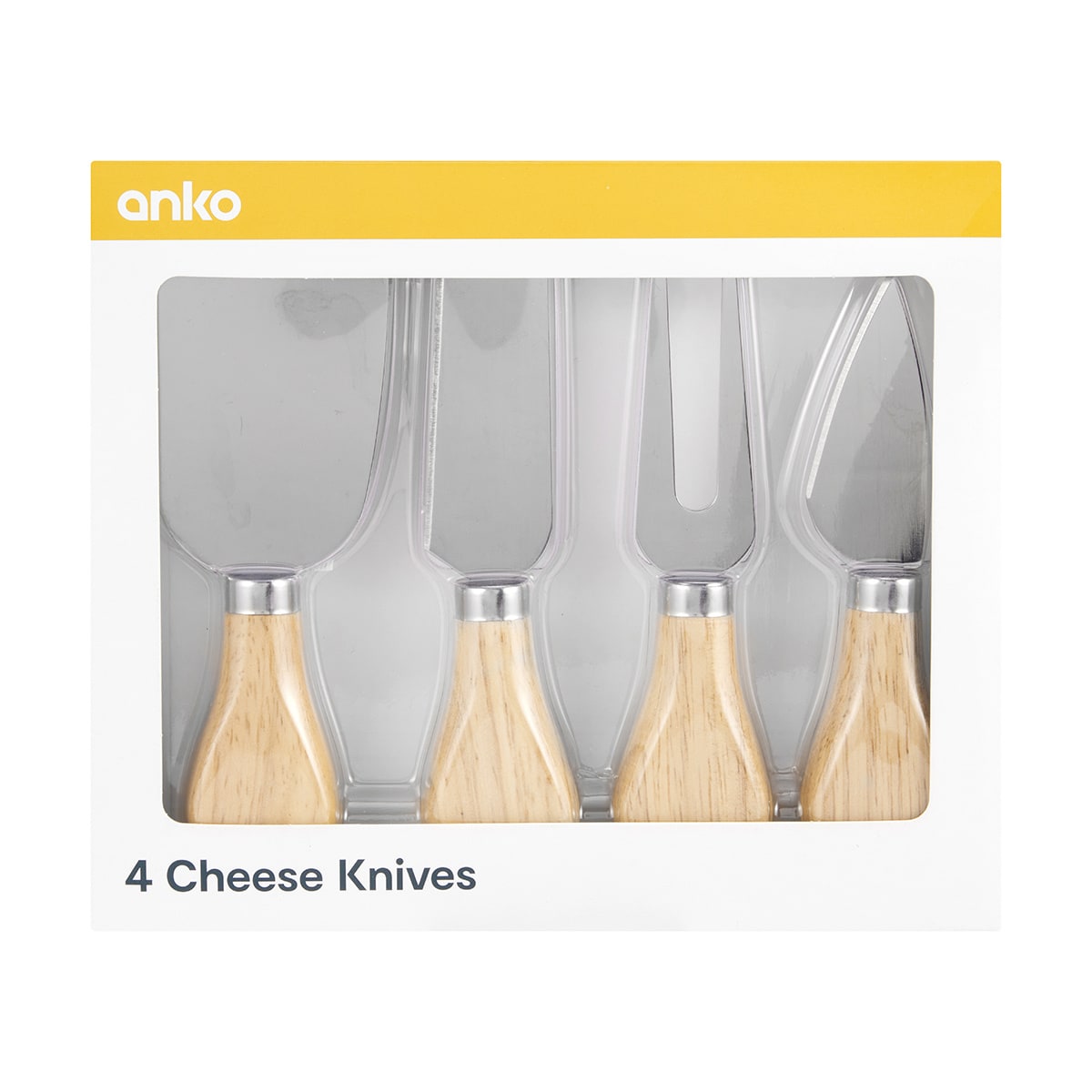 4 Piece Cheese Knives Kmart NZ