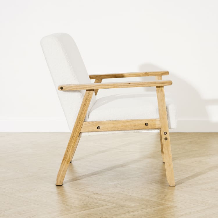 Timber Boucle Chair Kmart NZ
