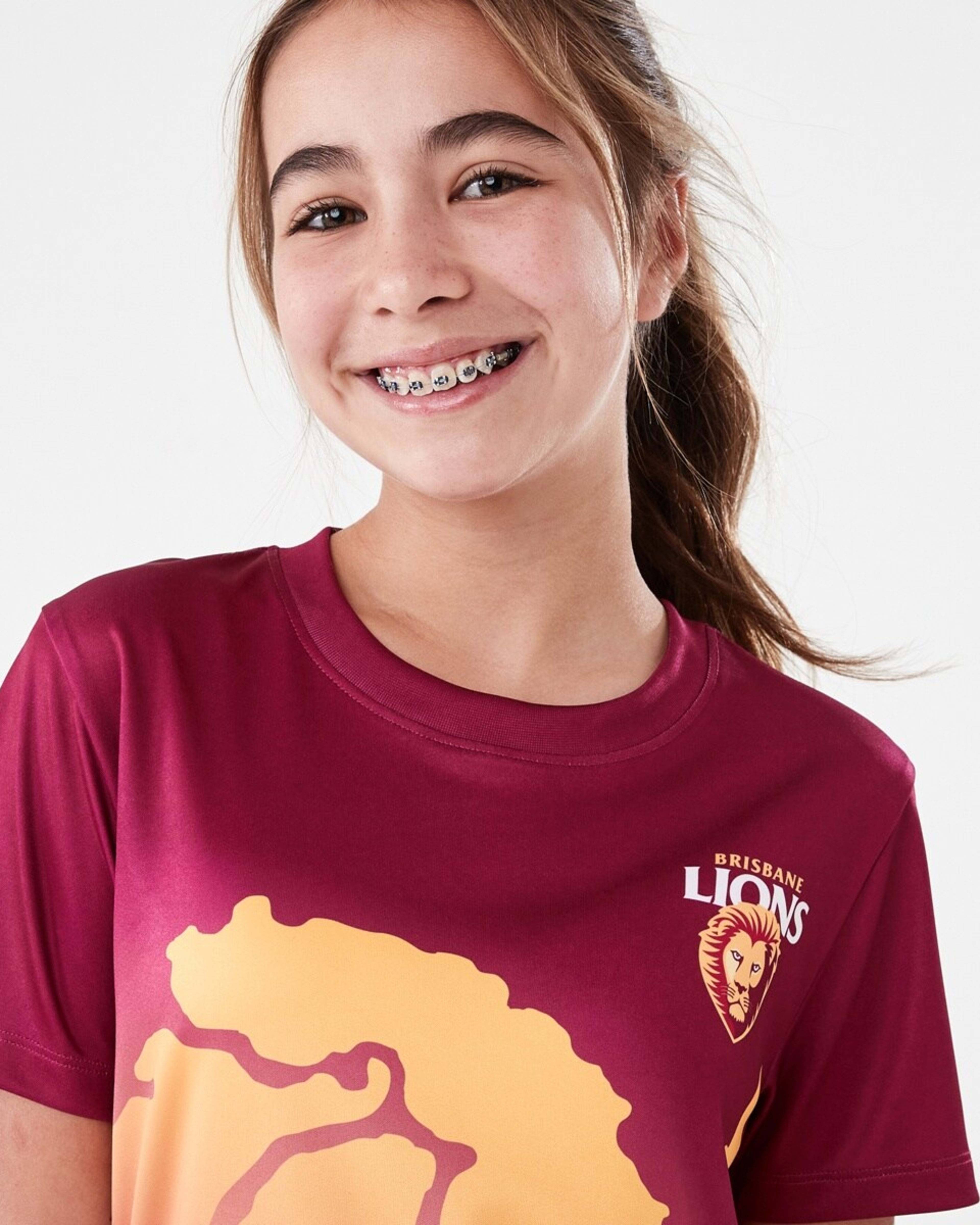 5 Official AFL Kids Training T-shirt Brisbane, 5 of 10