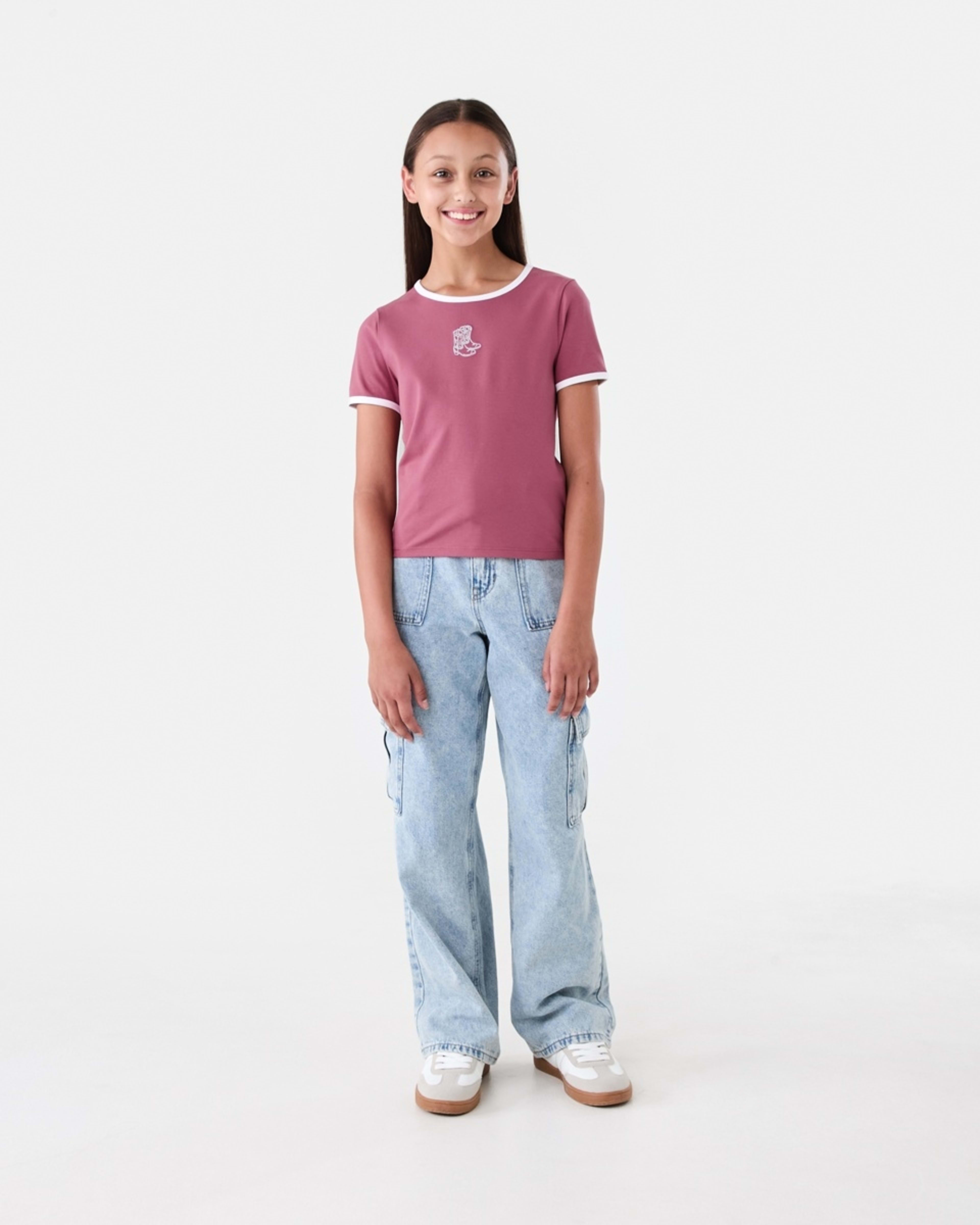 5 Short Sleeve Ringer T-shirt Boots, 5 of 6