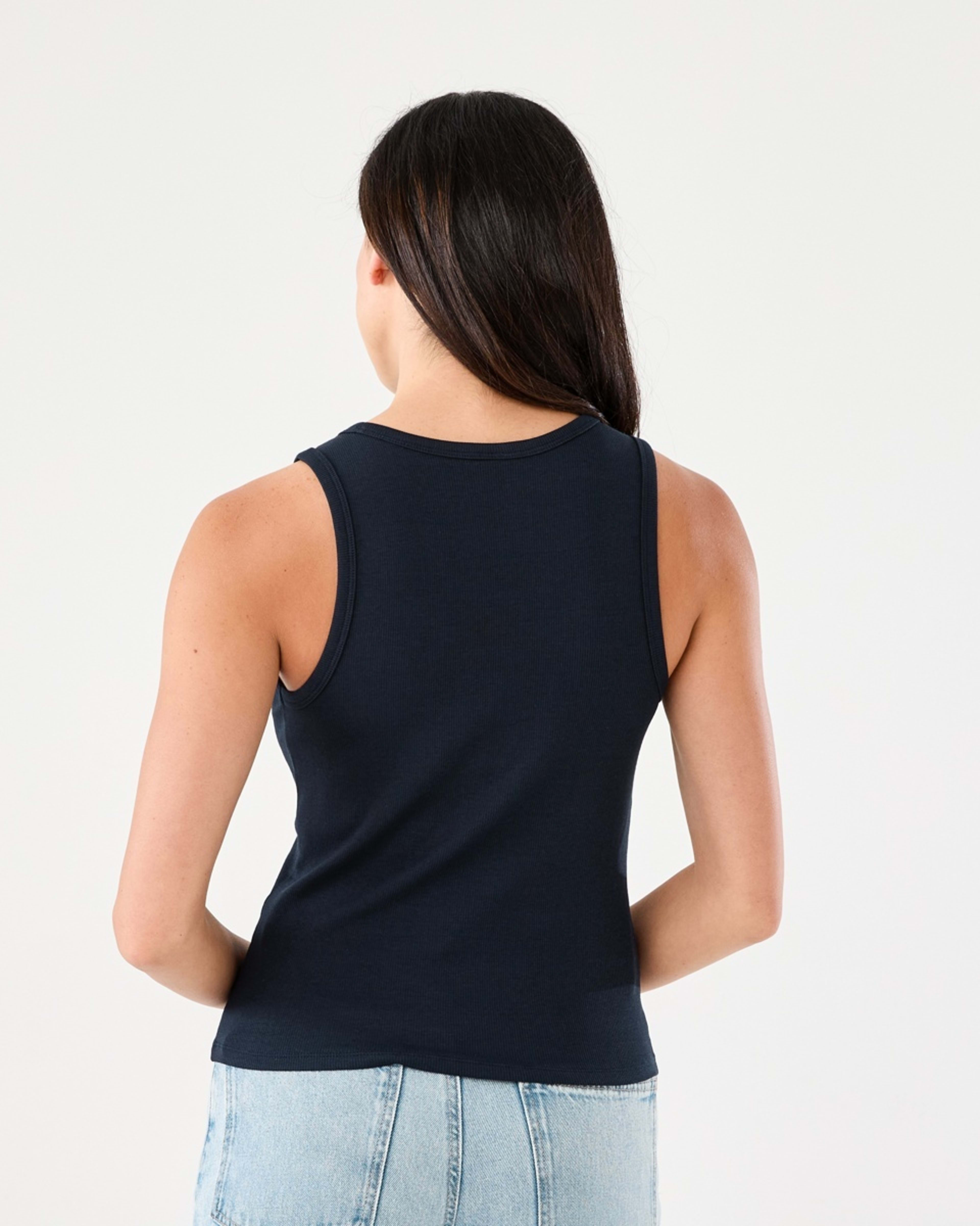 3 Sleeveless Rib Tank SKY CAPTAIN, 3 of 5
