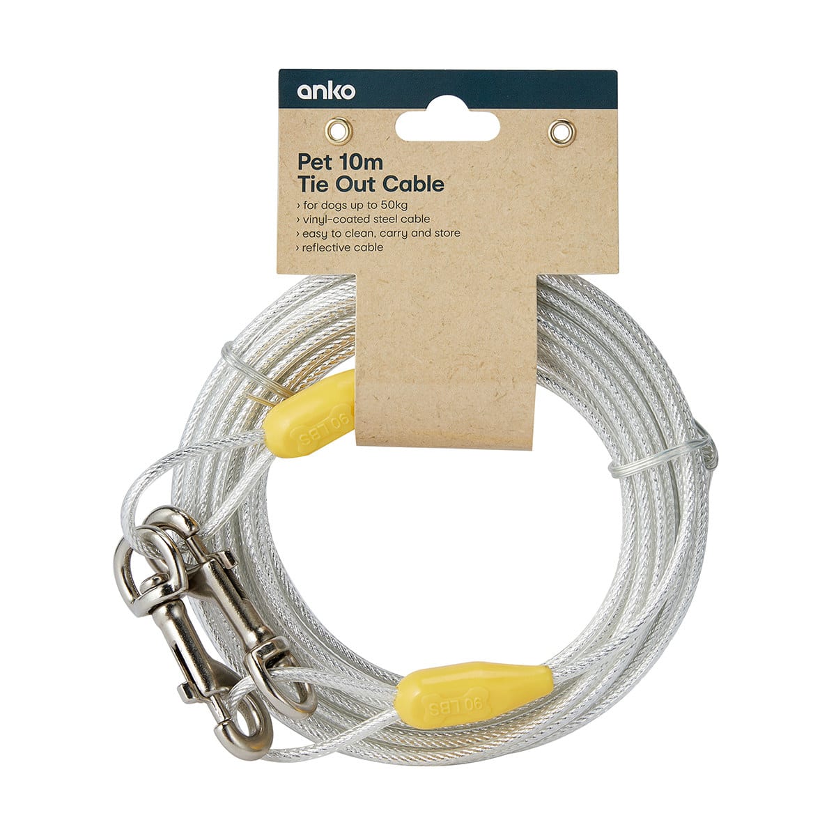 Pet 10m Tie Out Cable Kmart