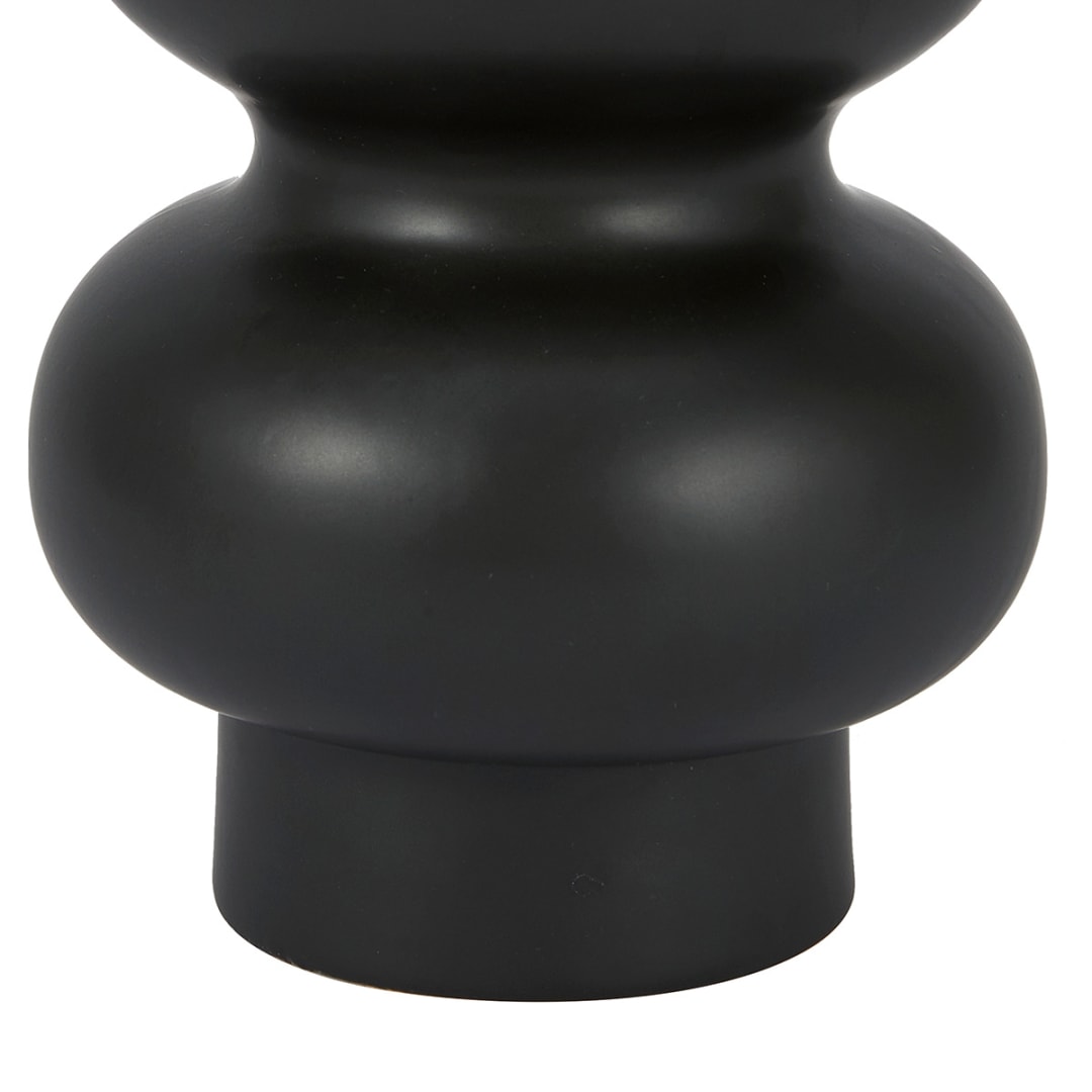 Stacked Black Vase Kmart