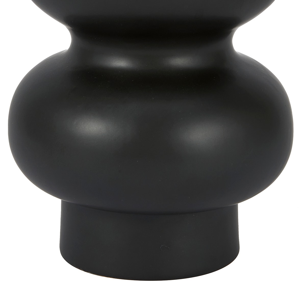 Stacked Black Vase Kmart