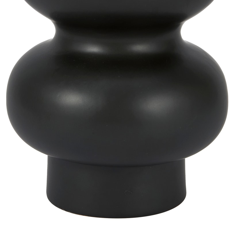 Stacked Black Vase Kmart