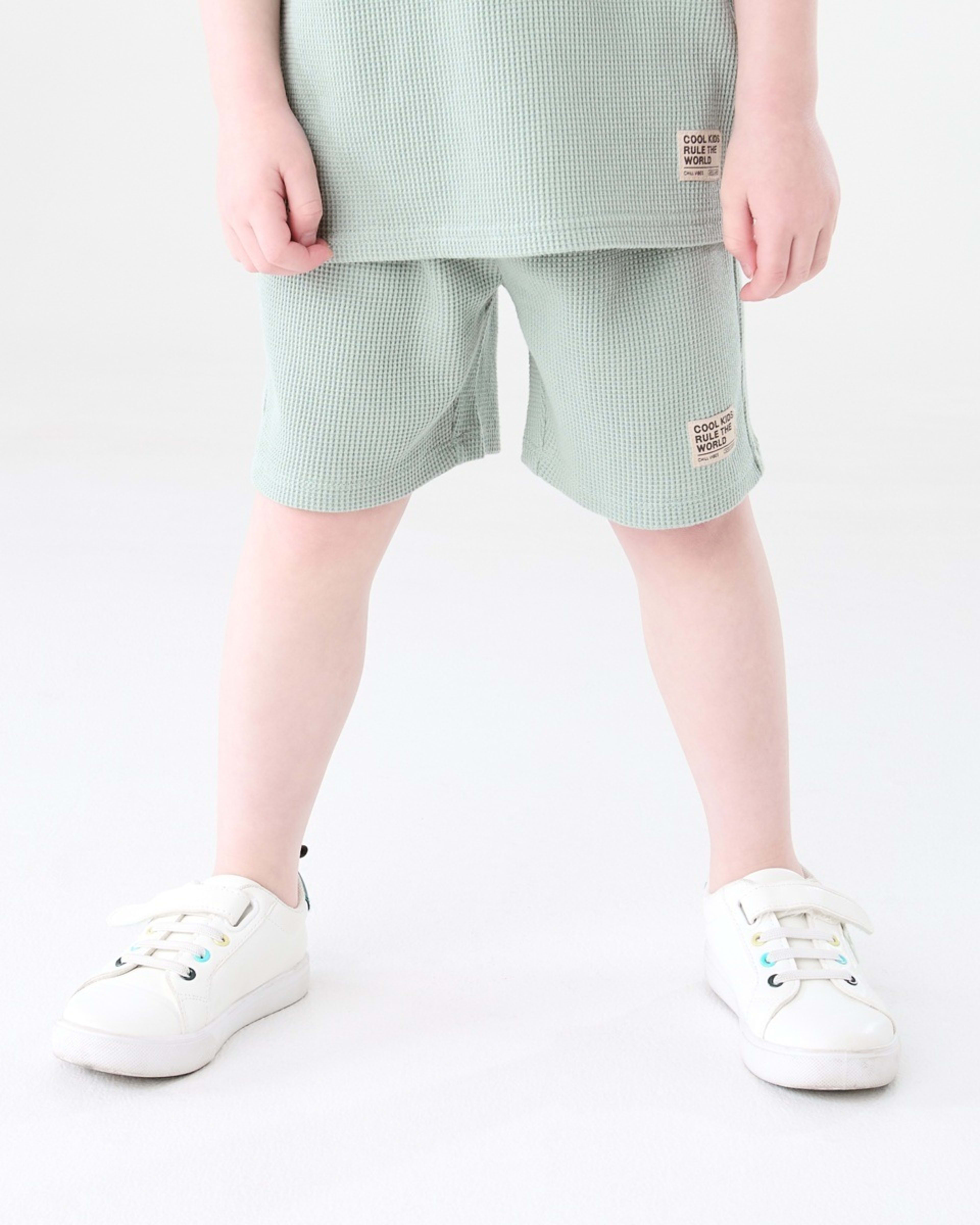 1 Waffle Shorts Jad Green