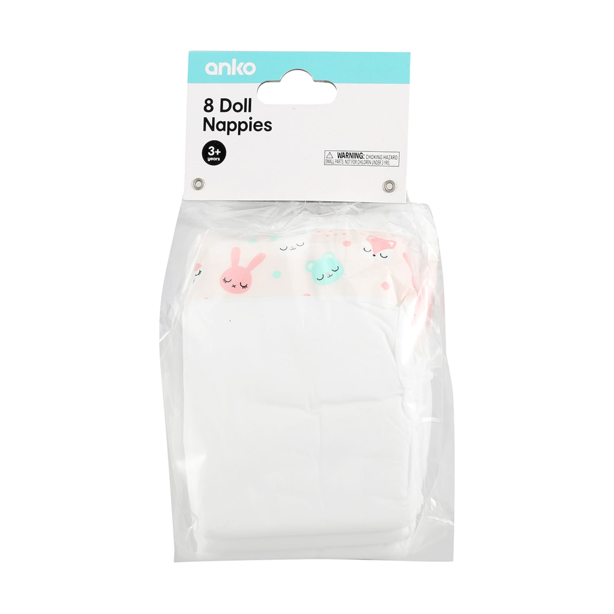 Doll Nappies Pack of 8 Kmart