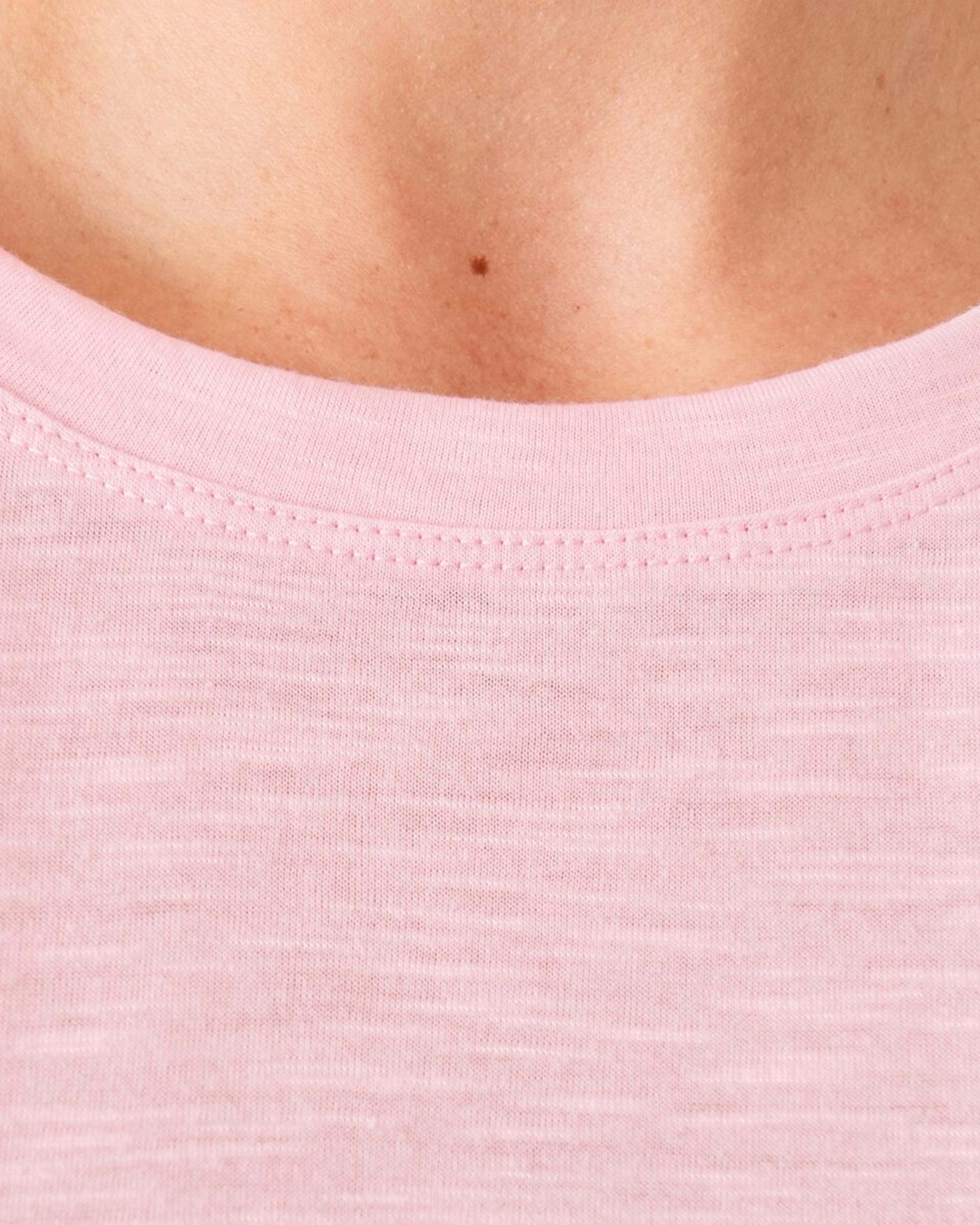 5 Active Womens Relax Sleeve T-shirt FADED PINK, 5 of 6