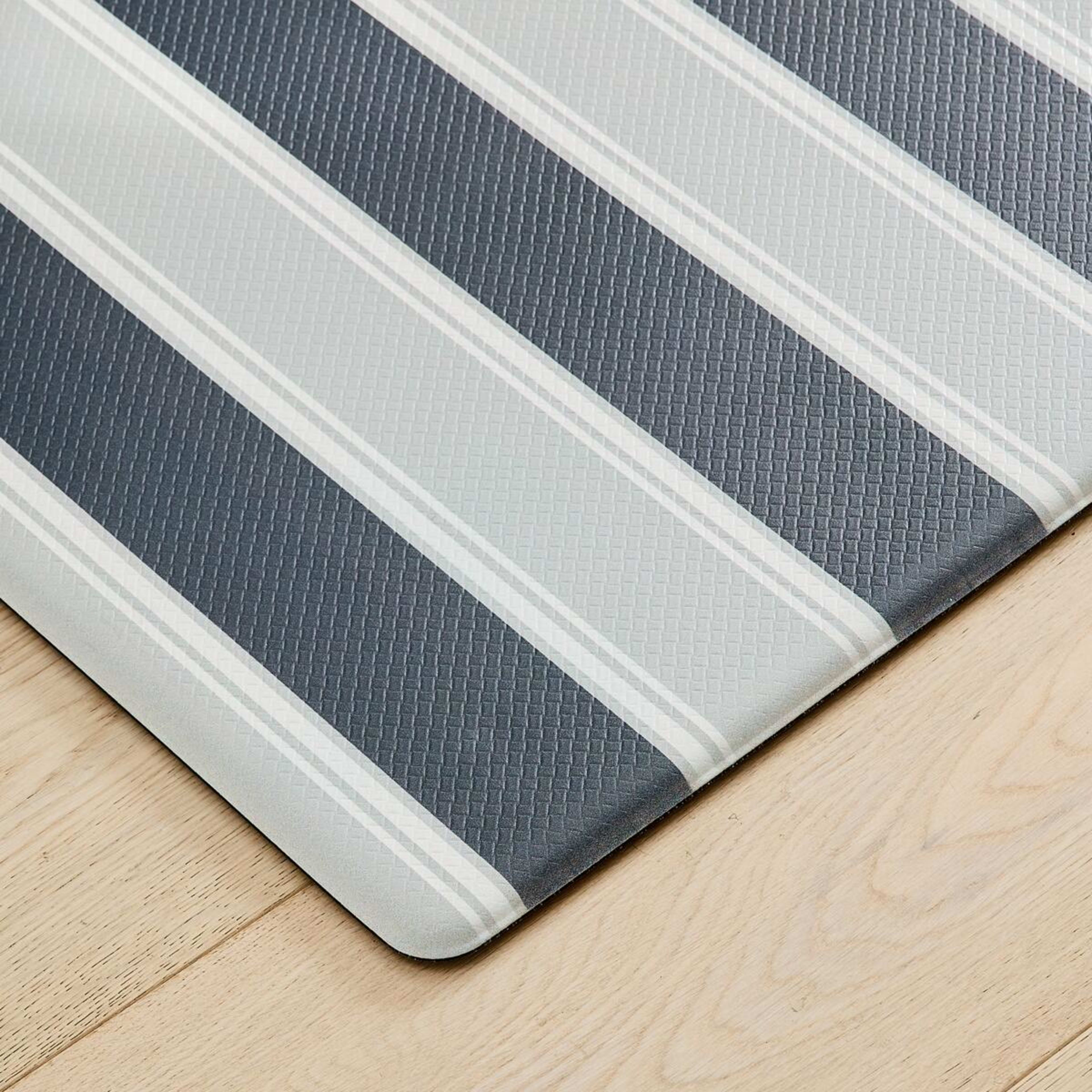 4 Kitchen Mat - Grey Stripe, 4 of 5